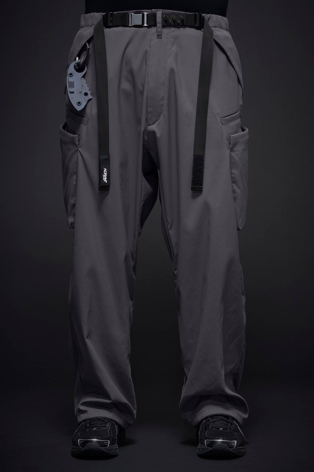 P55-M Nylon Stretch Cargo Trouser - Blaugrau