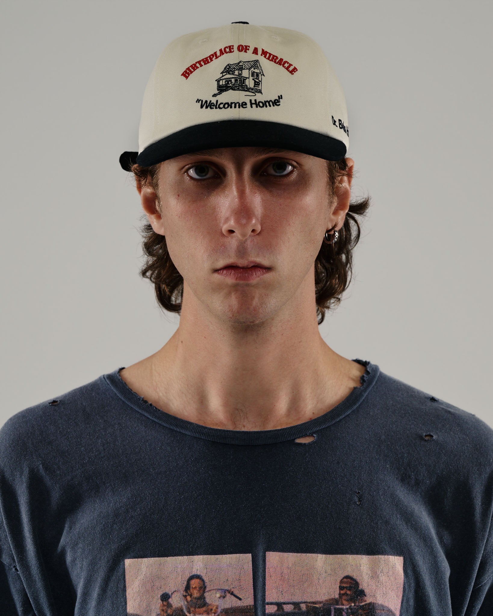 WELCOME HOME LOW PROFILE HAT WHITE