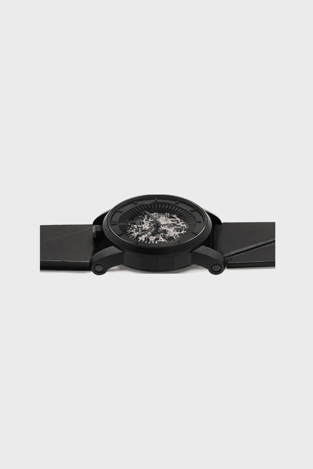 R413 BLACK MATTE SKELETON / BLACK LEATHER