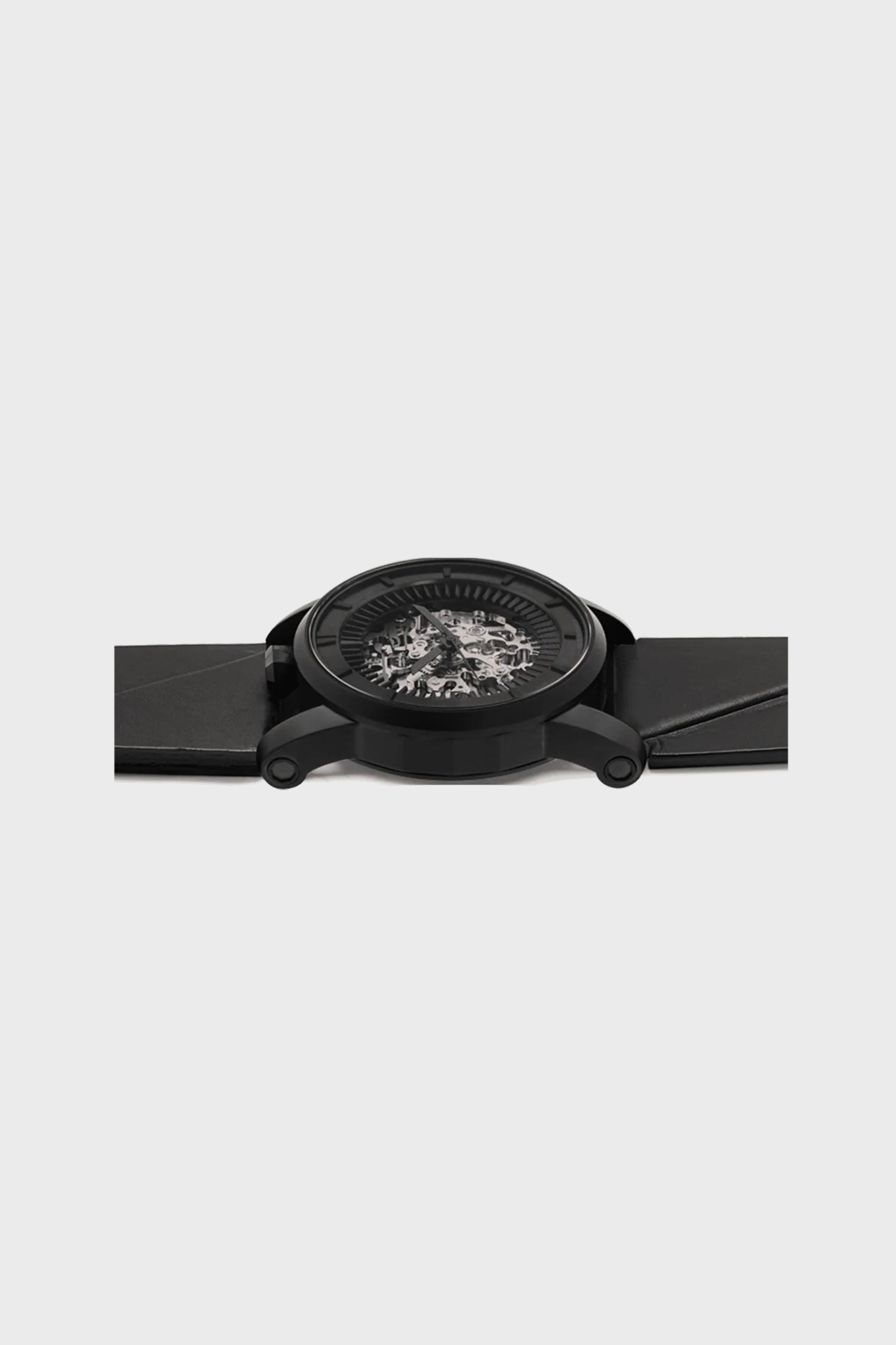 R413 BLACK MATTE SKELETON / BLACK LEATHER