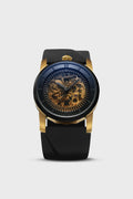 R413 GOLD / BLACK LEATHER