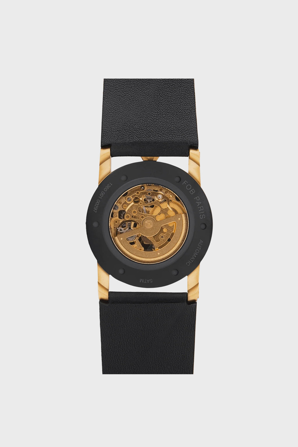 R413 GOLD / BLACK LEATHER