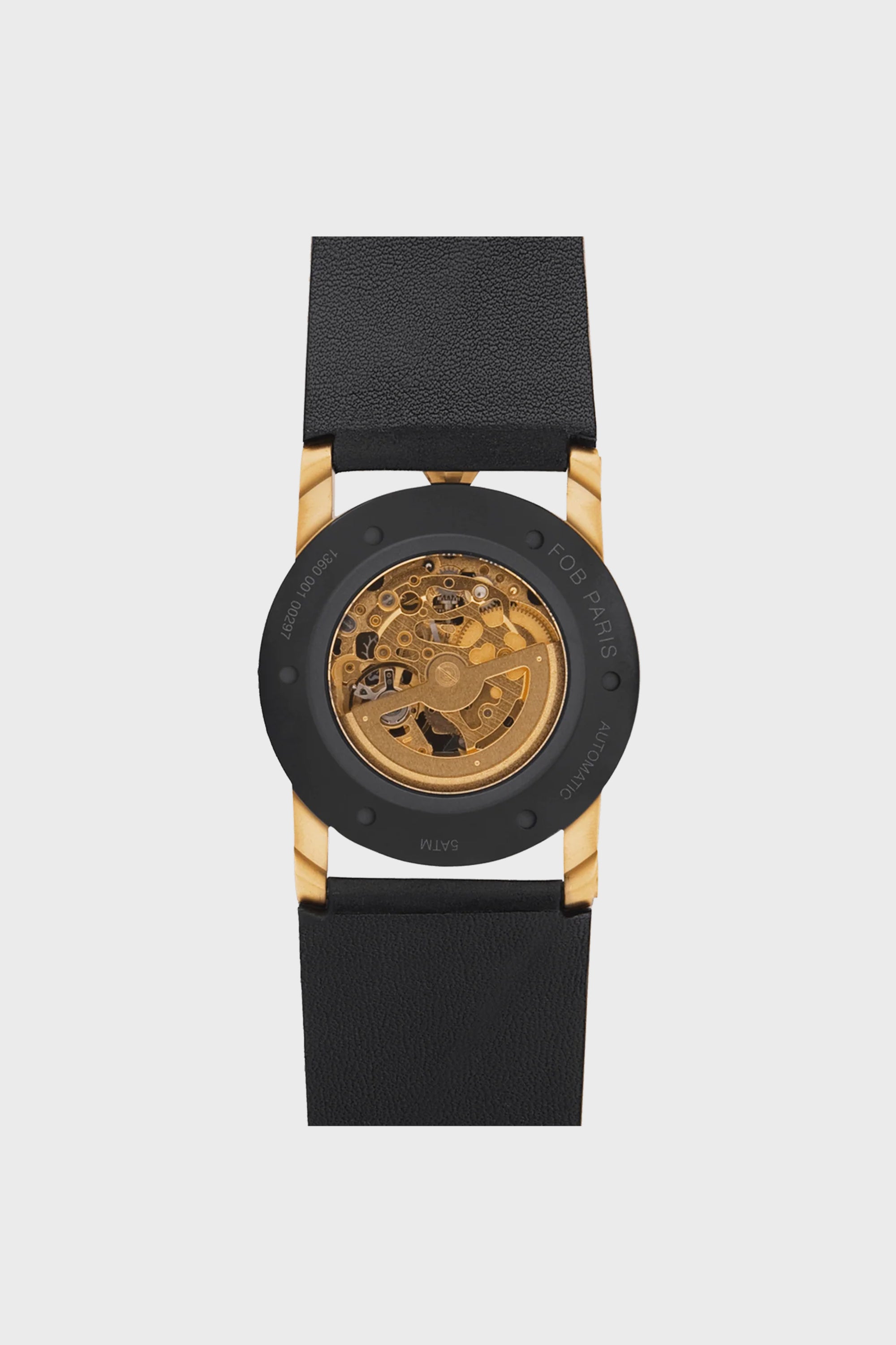 R413 GOLD / BLACK LEATHER