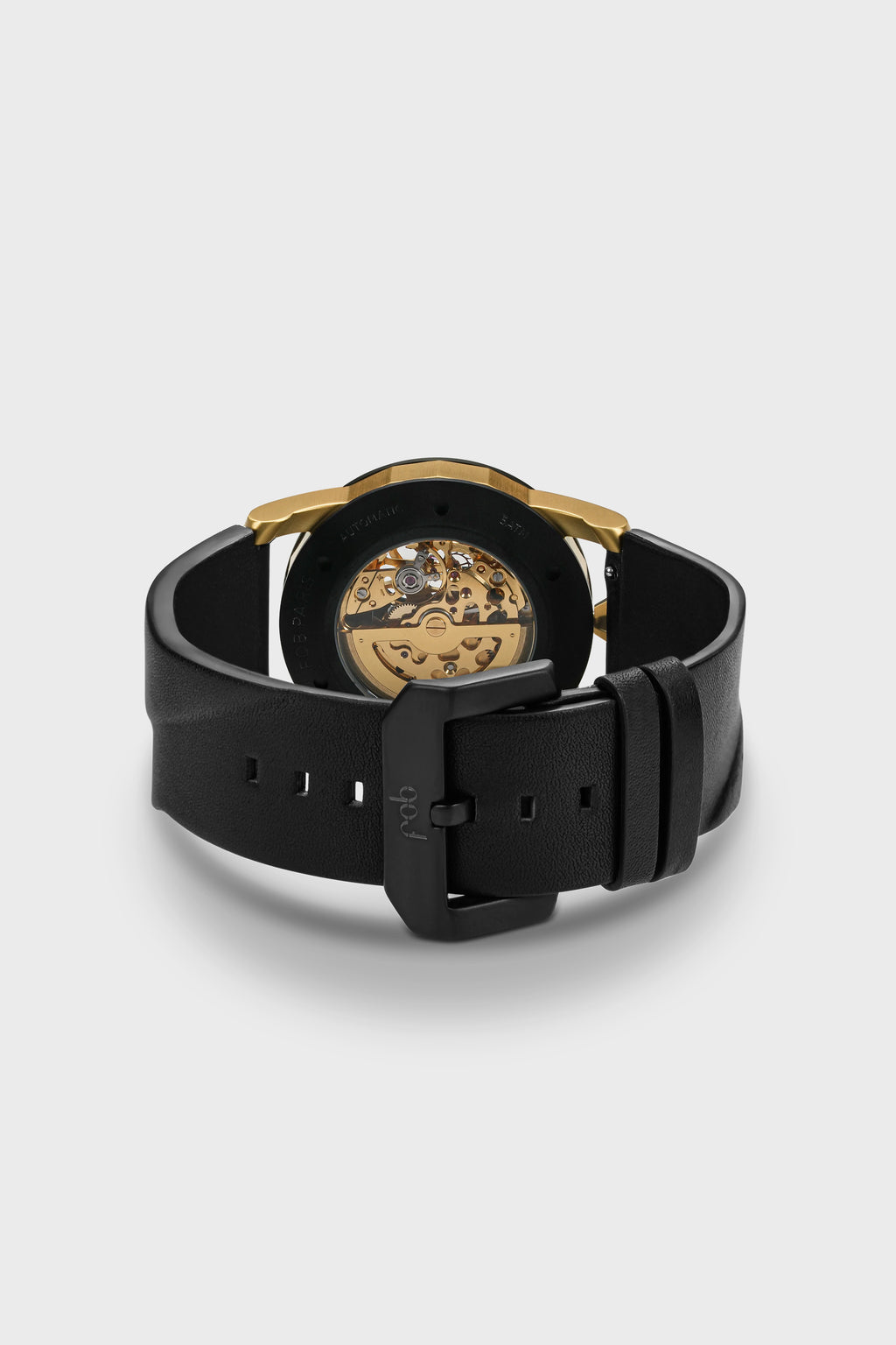 R413 GOLD / BLACK LEATHER