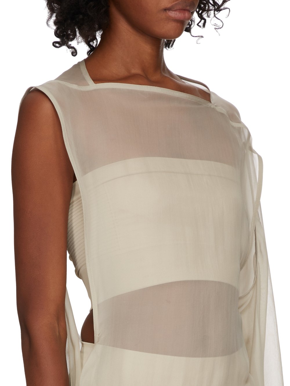 EDFU GOWN LIGHT PEARL