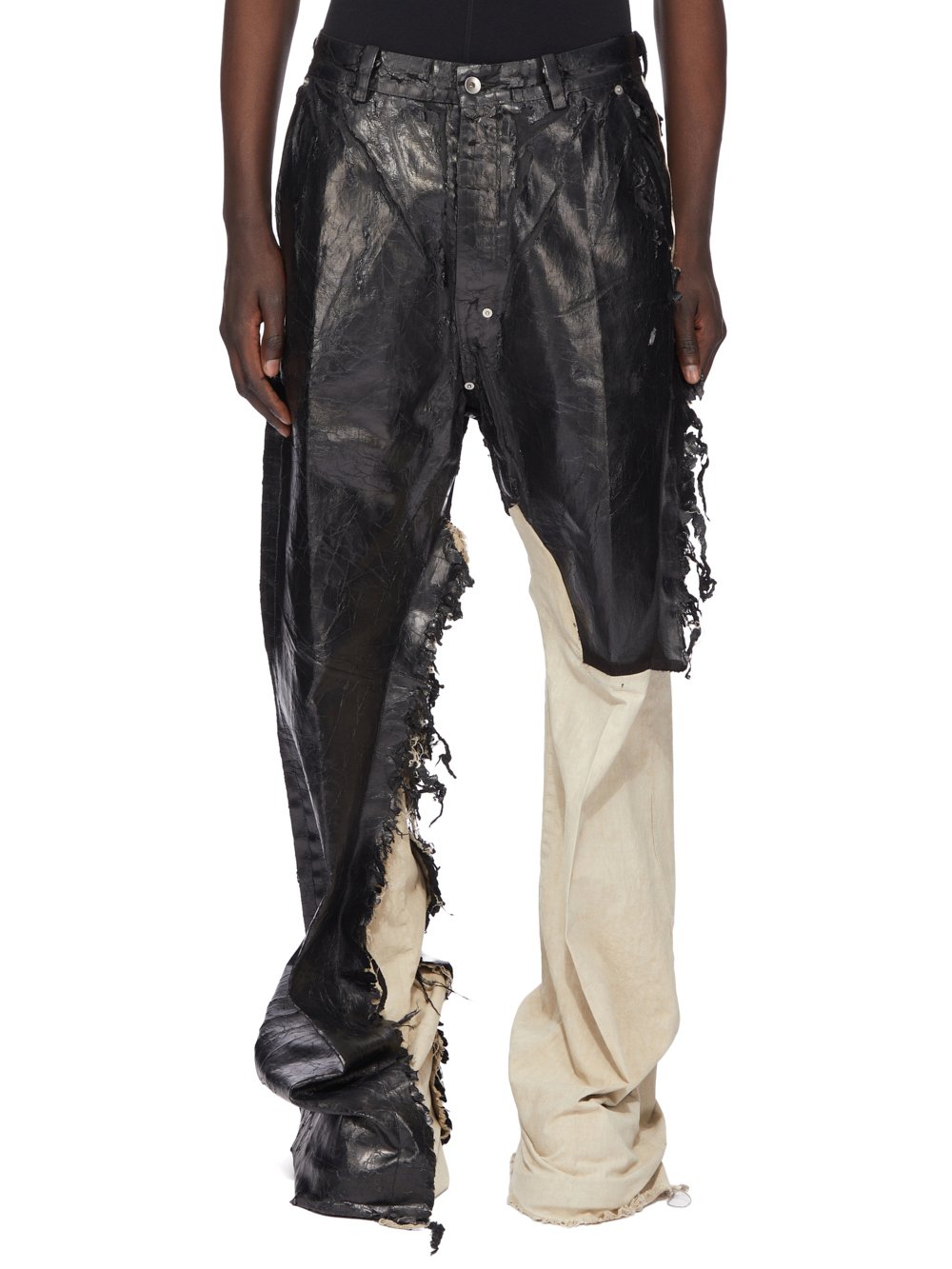 RICK OWENS - JORIS TROUSERS BLACK/NATURAL – LABSTORE WORLD