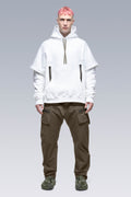 S34-PR Organic Cotton Hooded Sweatshirt - White