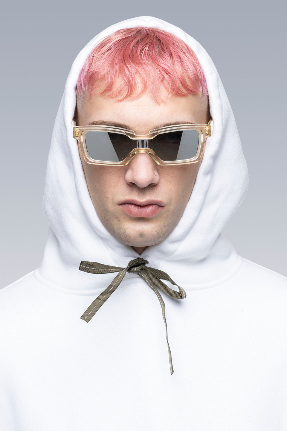 S34-PR Organic Cotton Hooded Sweatshirt - White