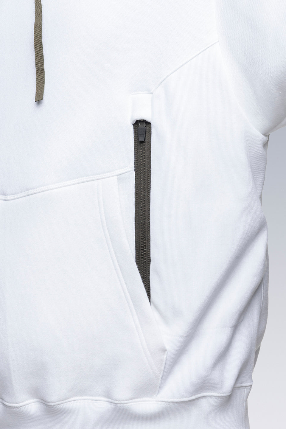 S34-PR Organic Cotton Hooded Sweatshirt - White