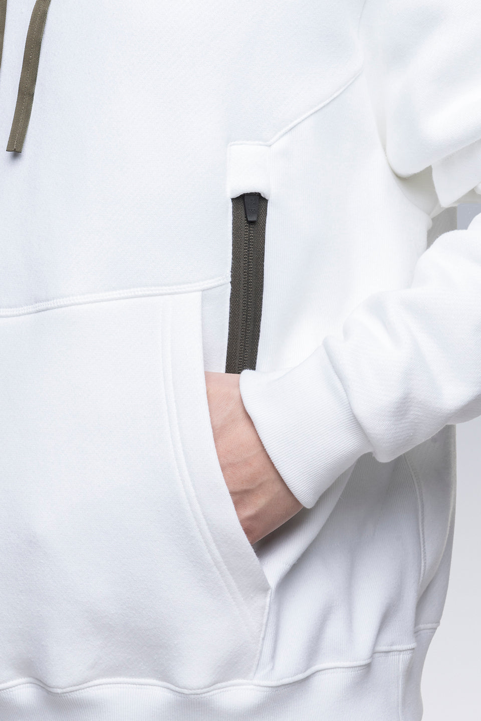 S34-PR Organic Cotton Hooded Sweatshirt - White