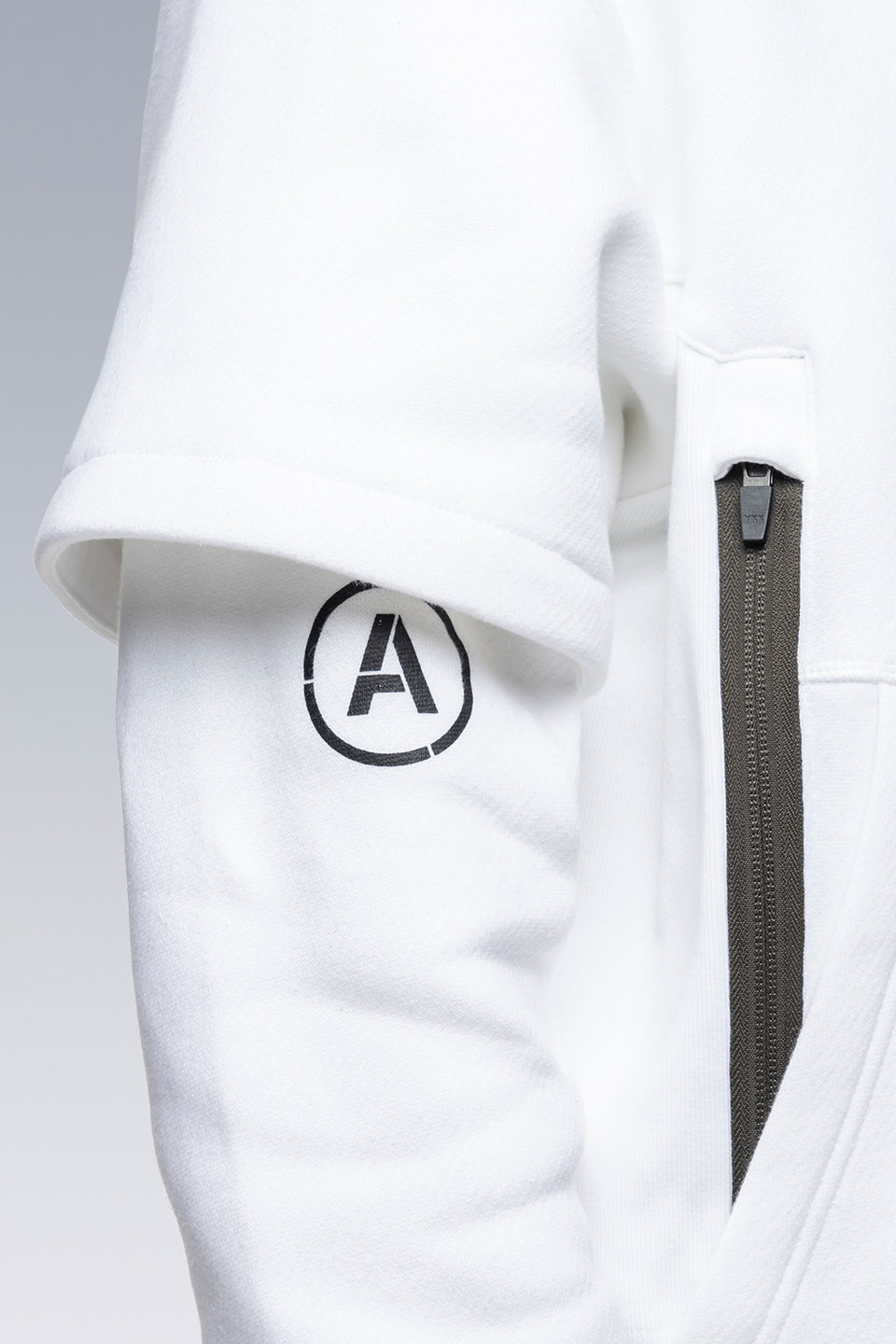 S34-PR Organic Cotton Hooded Sweatshirt - White