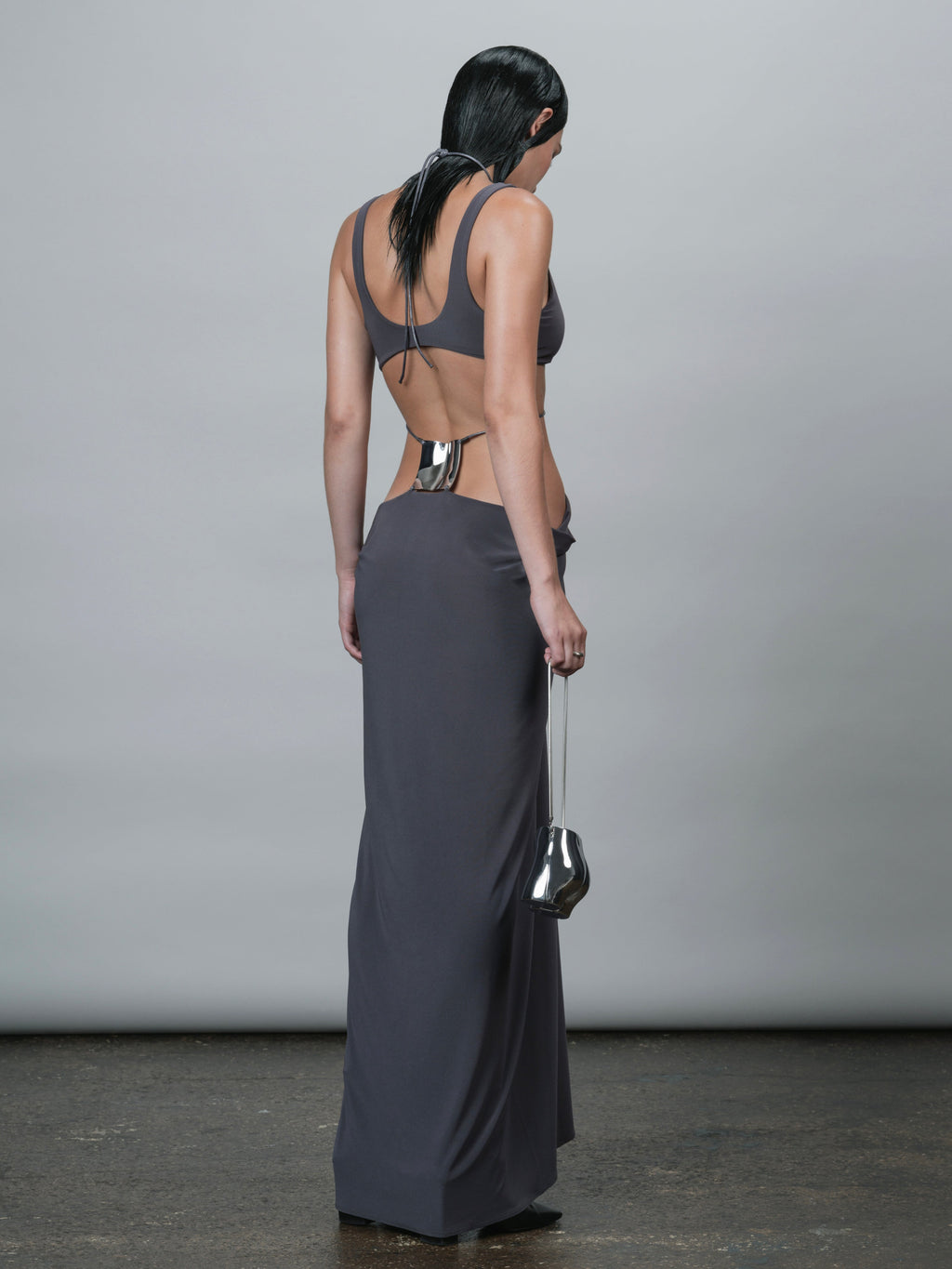 VERTEBRAE BRALETTE GREY