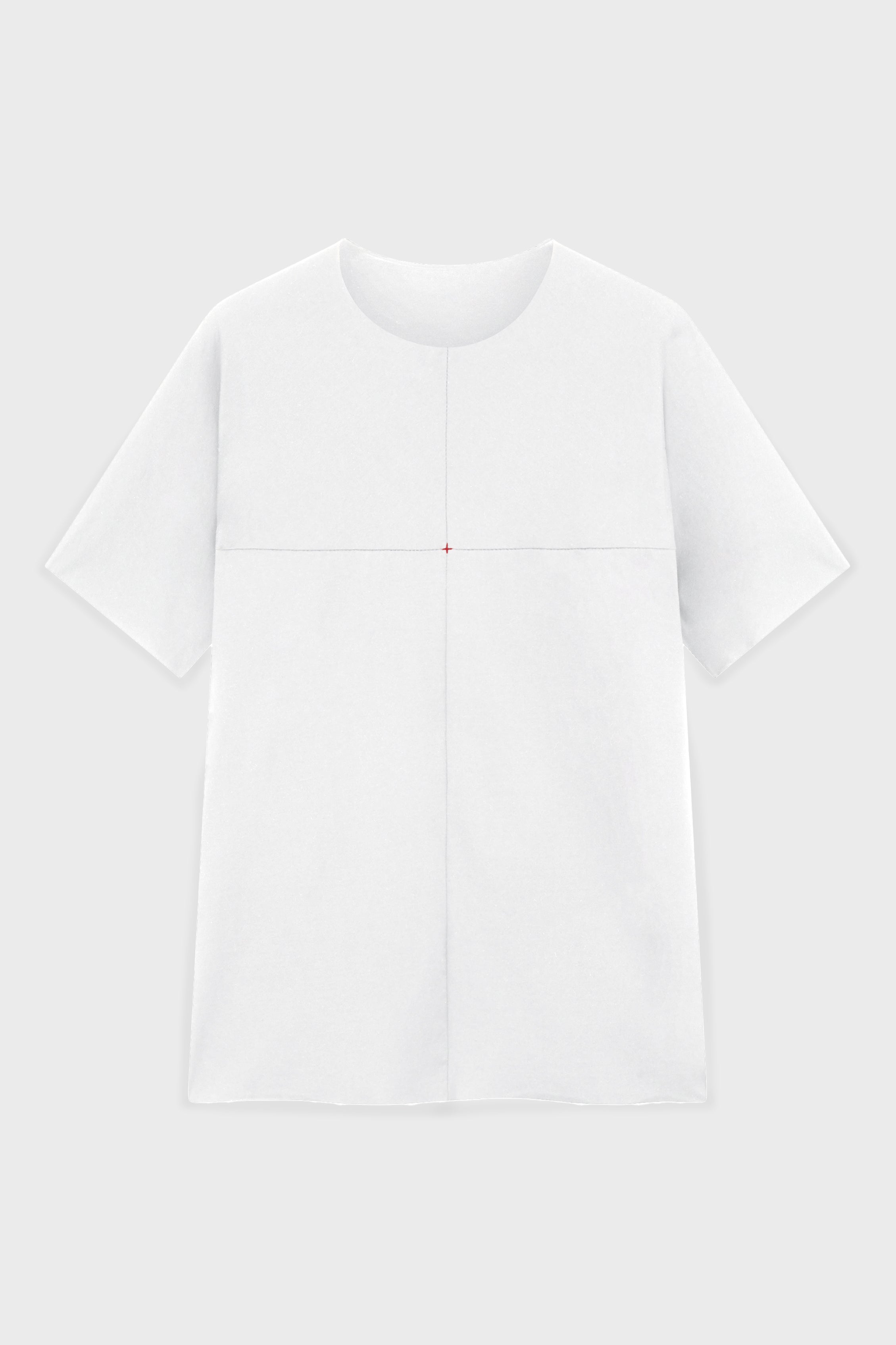 ONE PIECE SHORT SLEEVE T-SHIRT WHITE