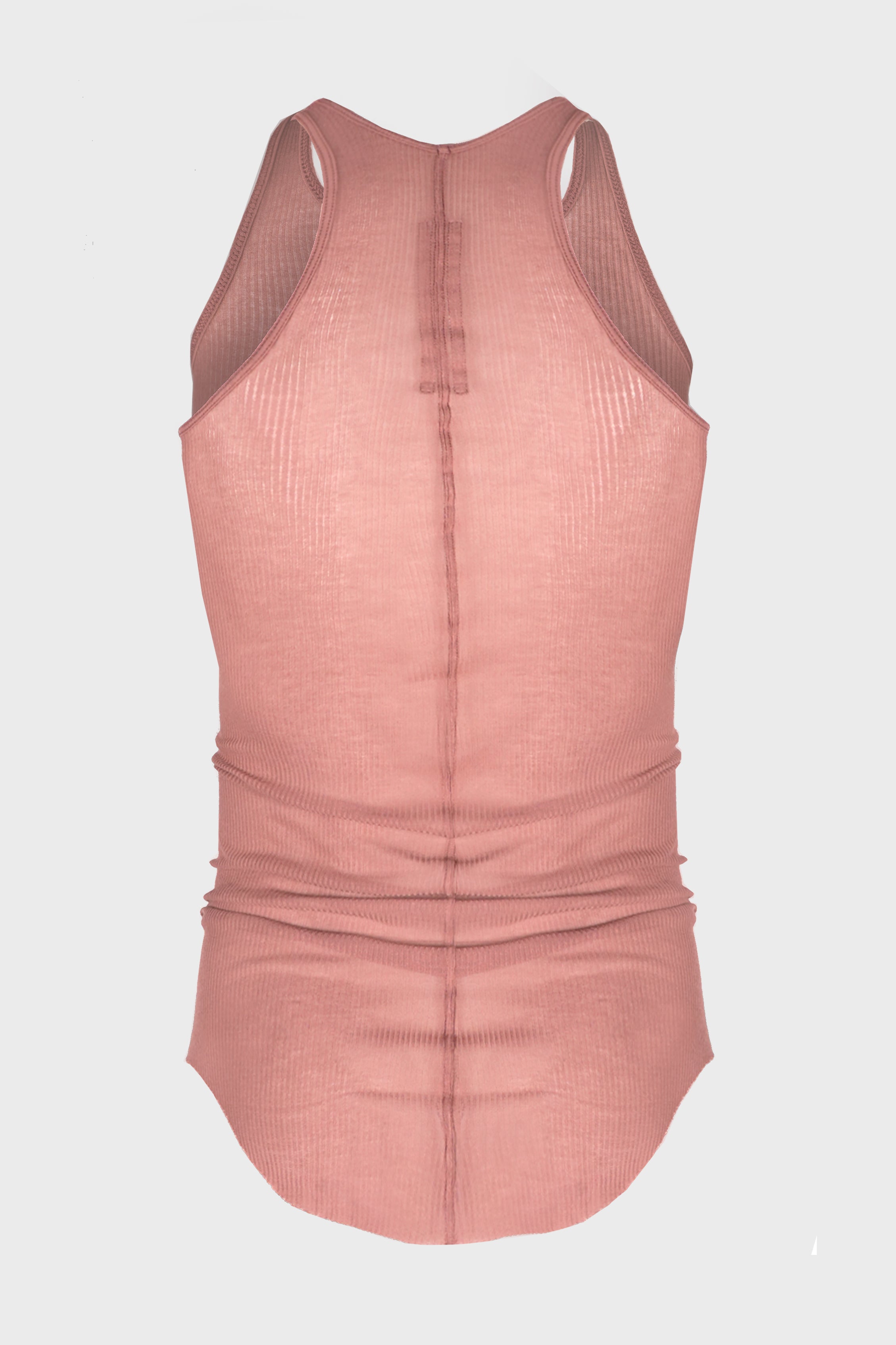 RICK OWENS - BASIC RIB TANK ROSEWOOD MENS – LABSTORE WORLD