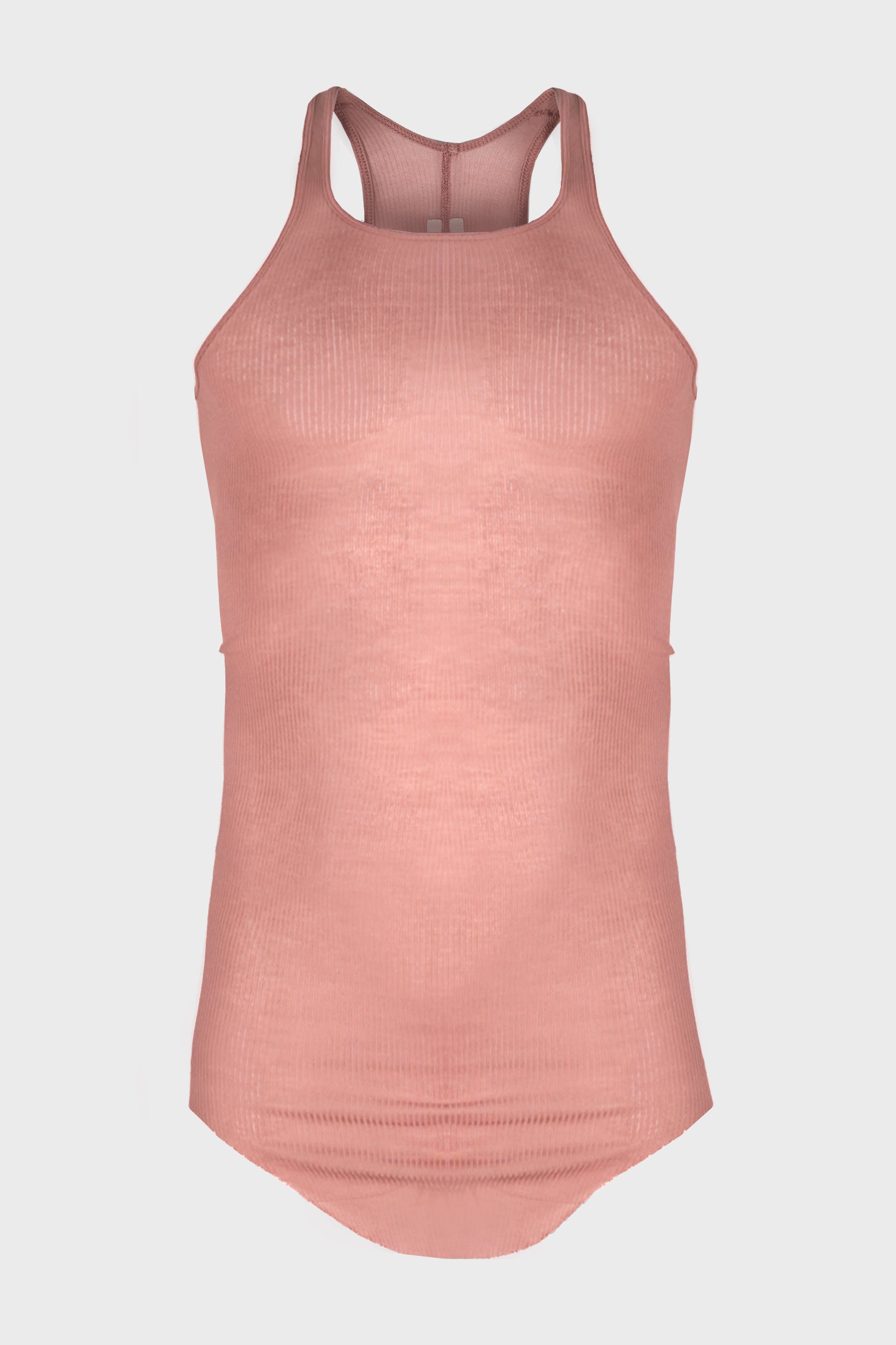 BASIC RIB TANK ROSEWOOD MENS