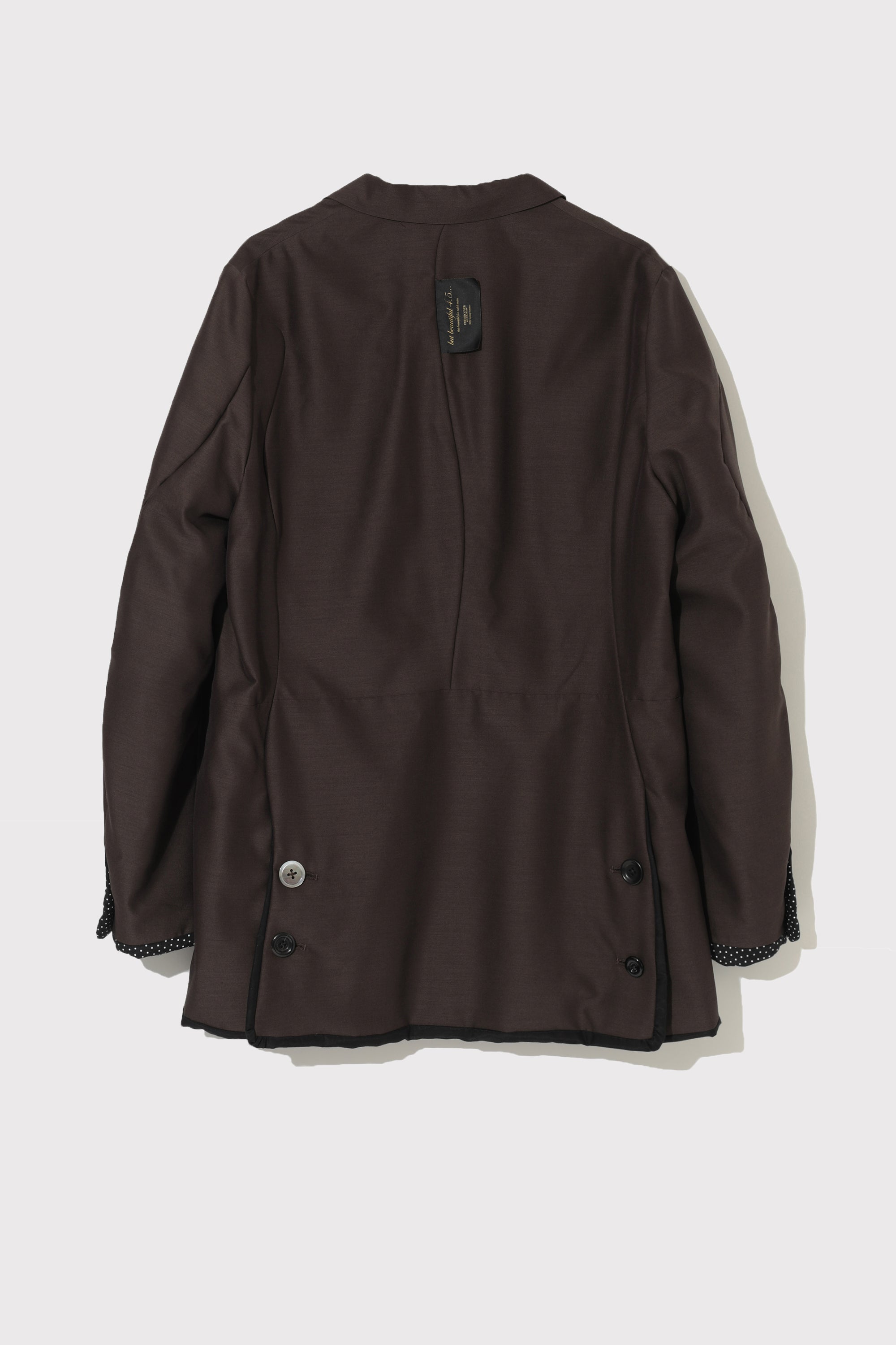 JACKET UC1F4102-1 DARK BROWN