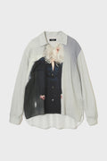 SHIRT UC2F4404-1 L.BEG GREY