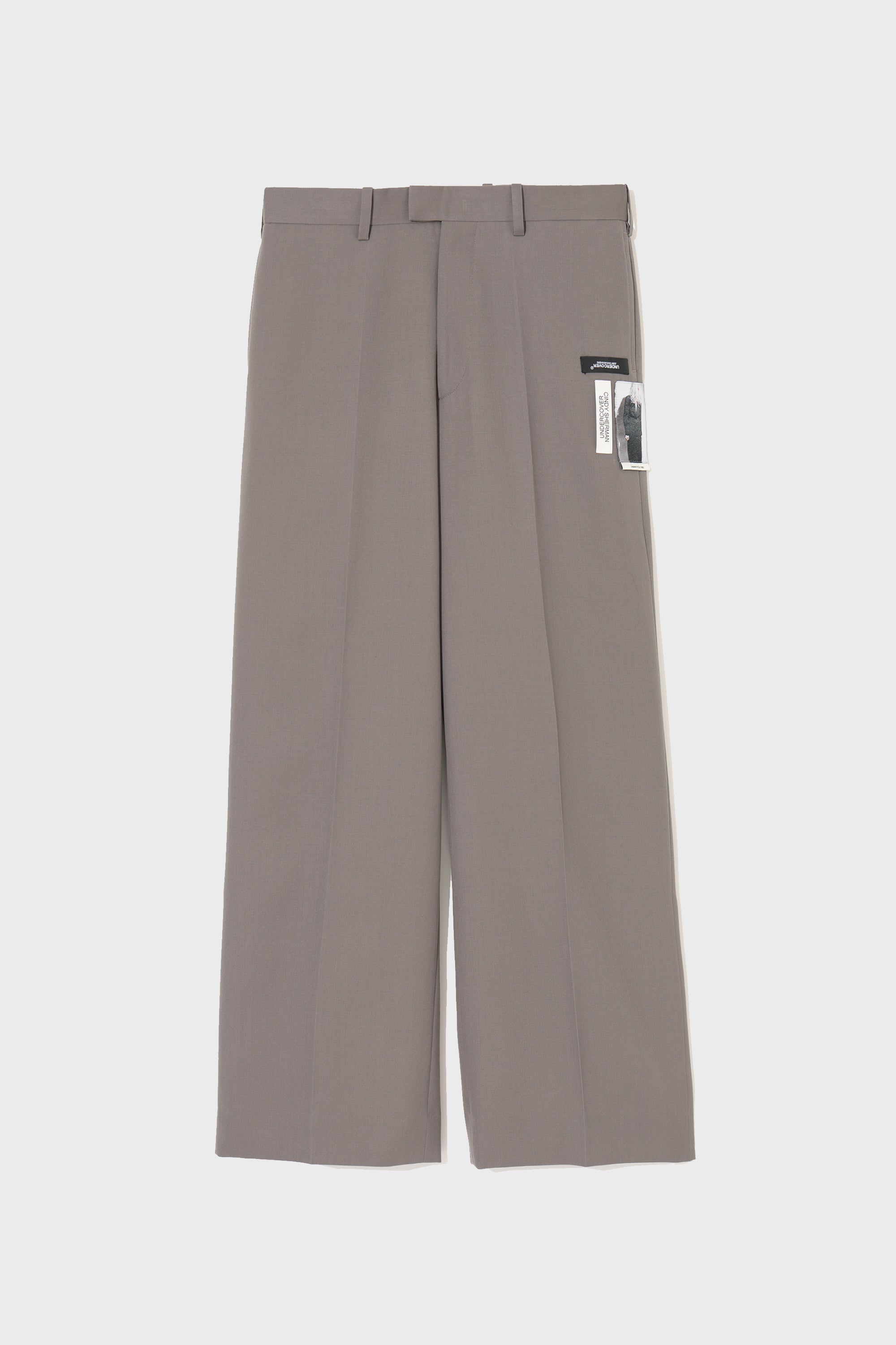 PANTS UC2F4506 GREY BEIGE
