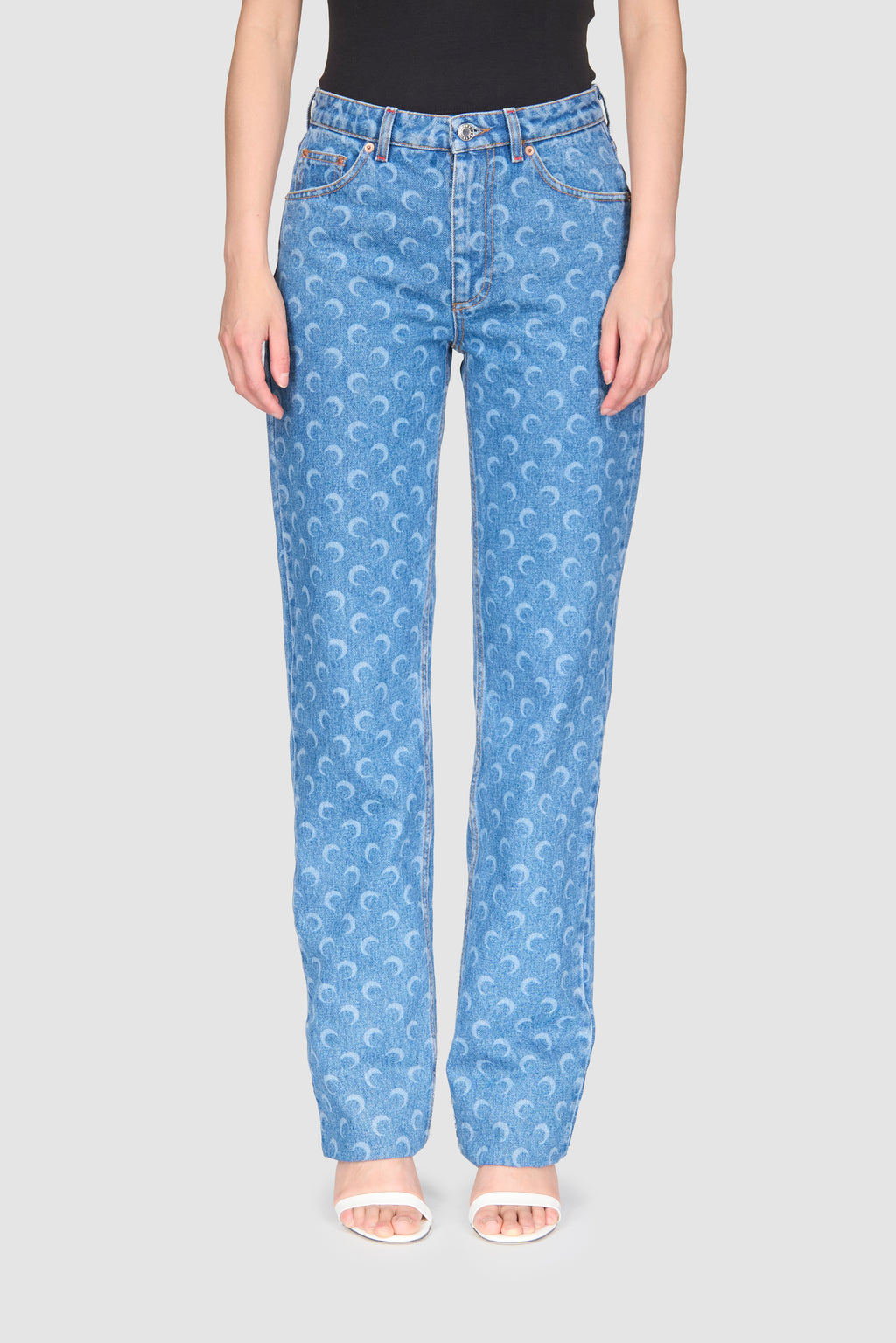 DENIM STRAIGHT JEANS LIGHT BLUE