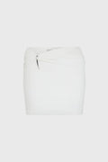 CLAW MINI SKIRT IVORY