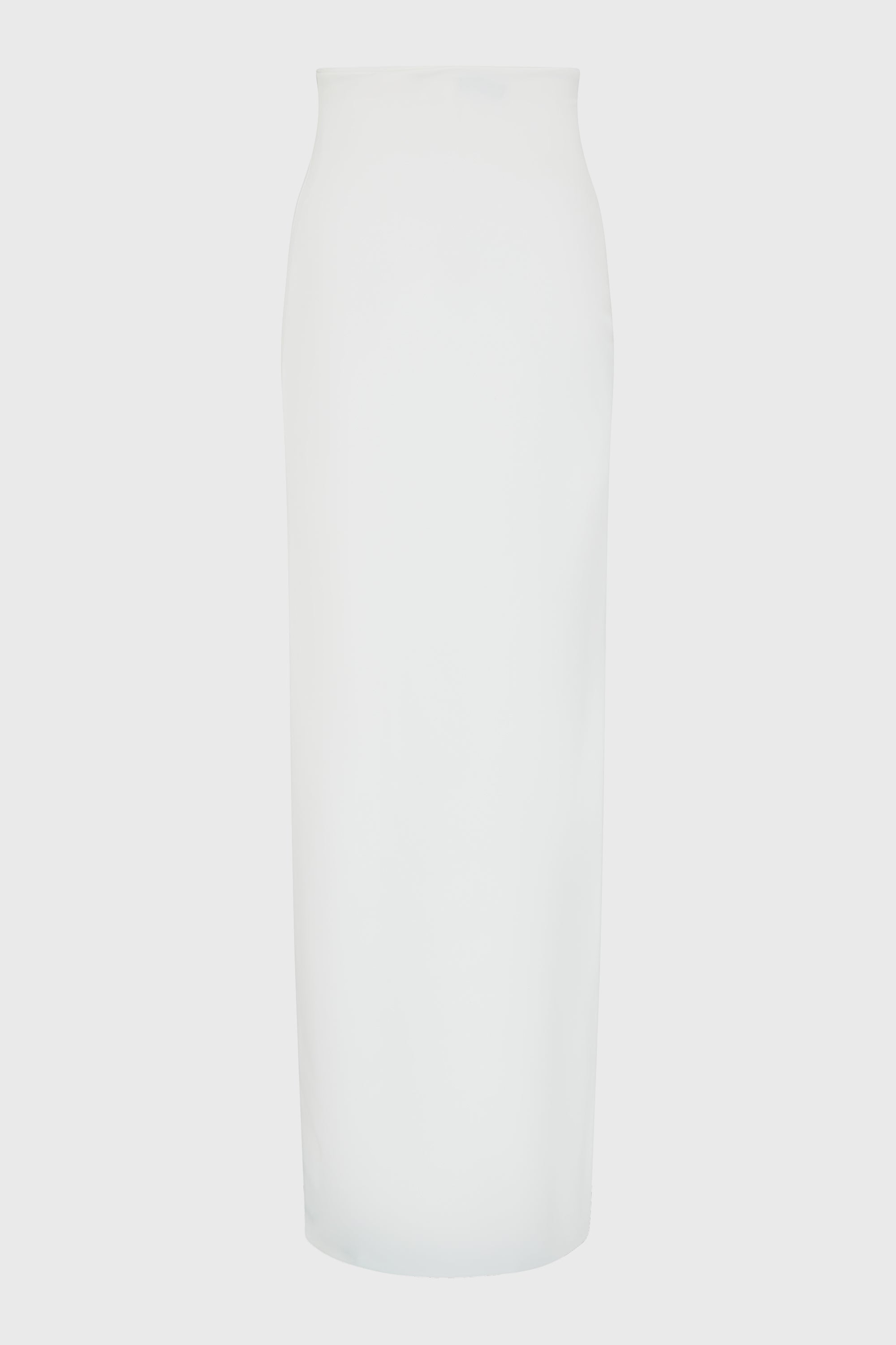 CLAW MINI-MAXI DRAPED SKIRT IVORY