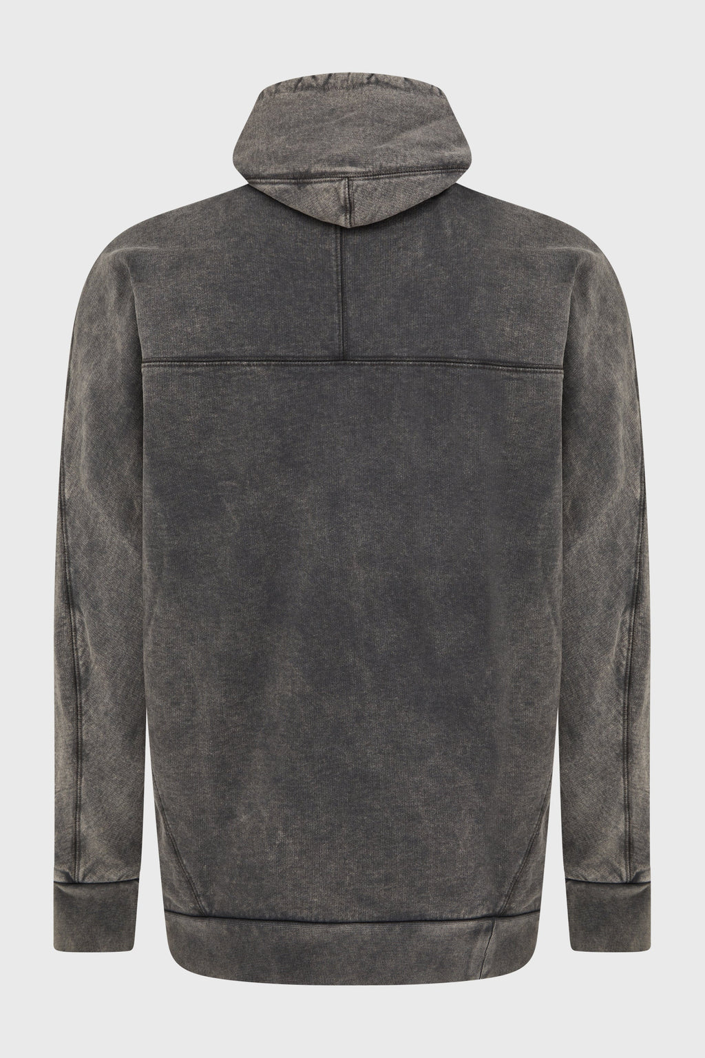 11 LOGO MASK HOODIE ACID GREY