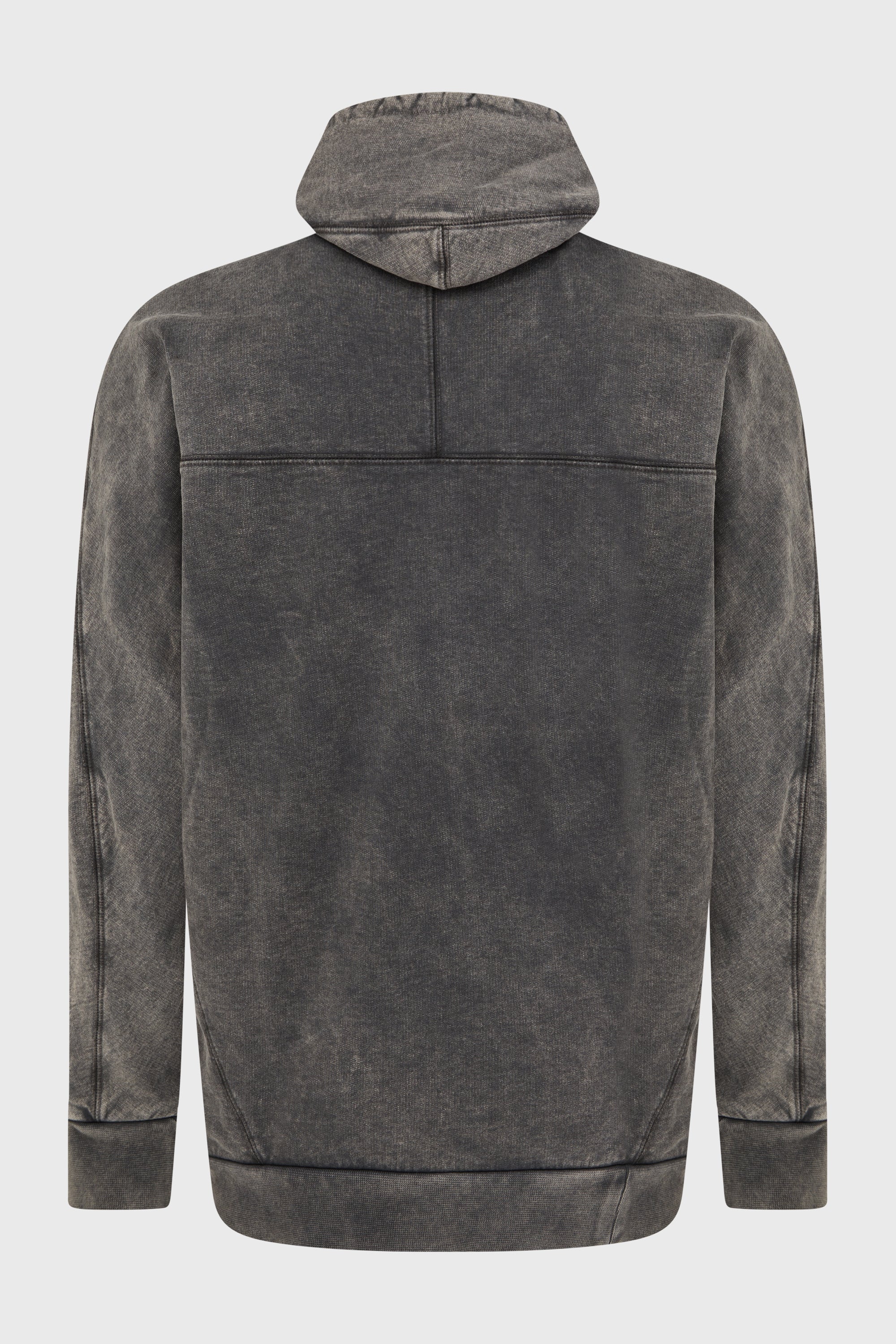 11 LOGO MASK HOODIE ACID GREY