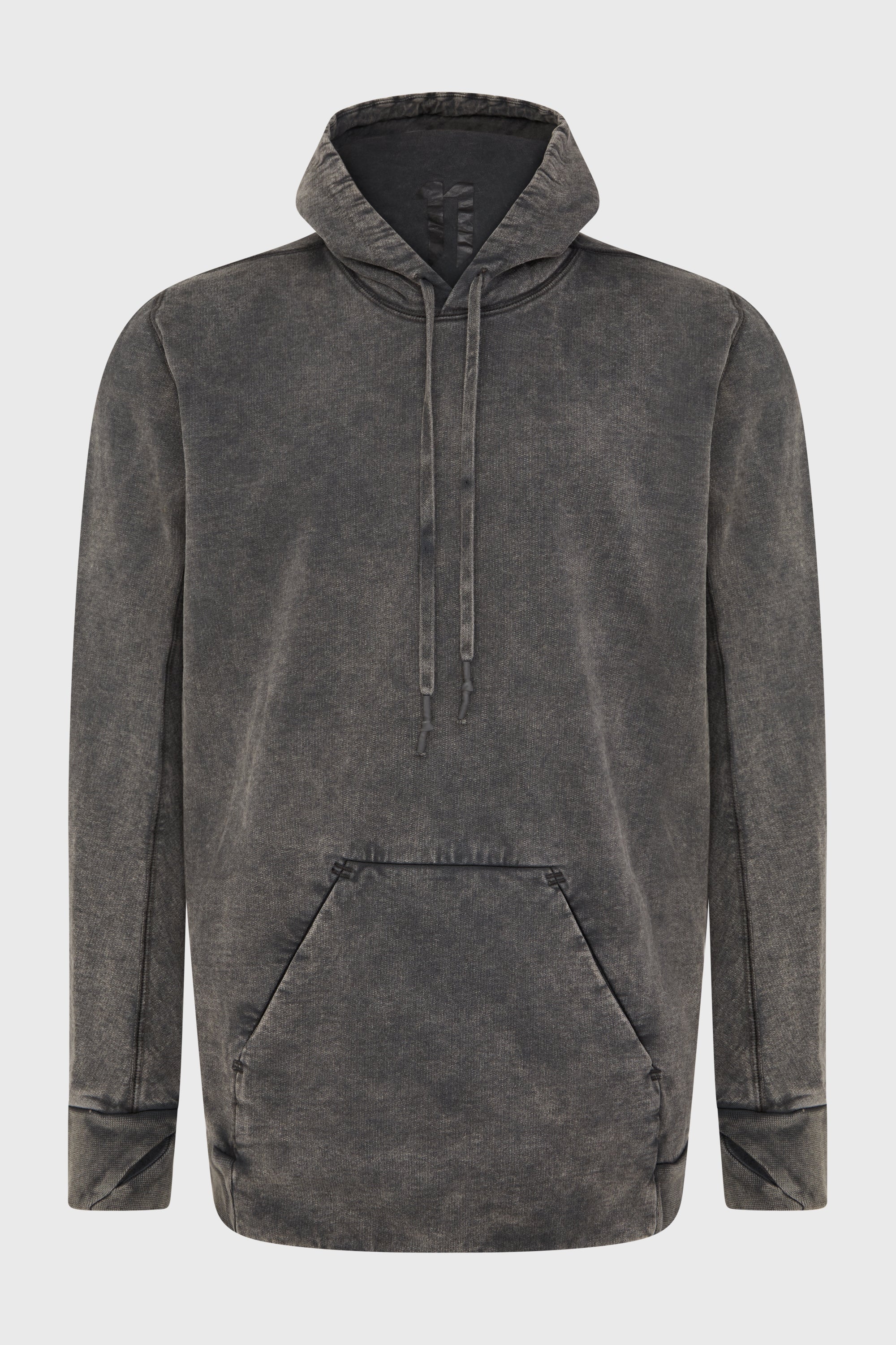 11 LOGO MASK HOODIE ACID GREY