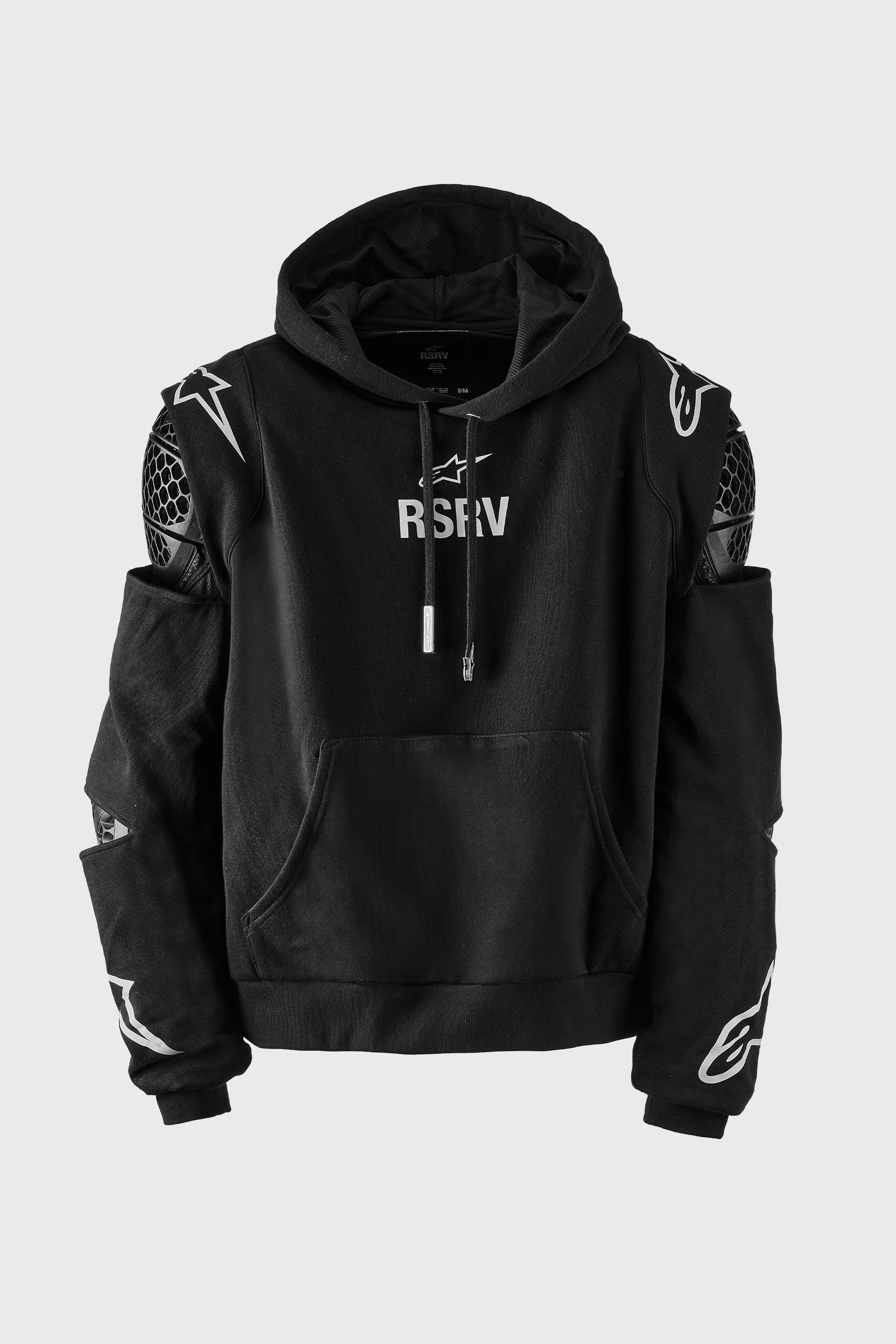 RSRV ARMOR HOODIE BLACK