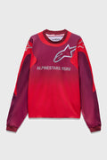 RACER REWORKED LS JERSEY MARS RED BURGUNDY