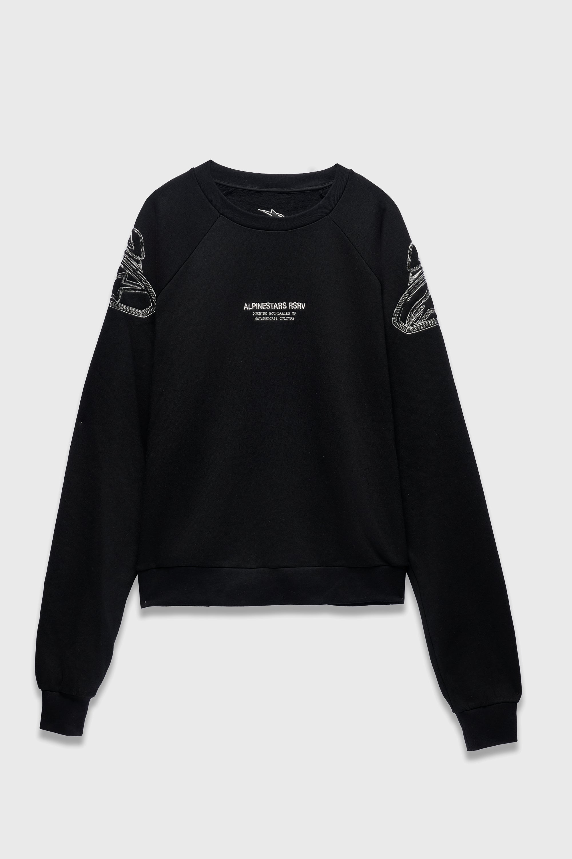 SHOULDER CUP CREWNECK BLACK