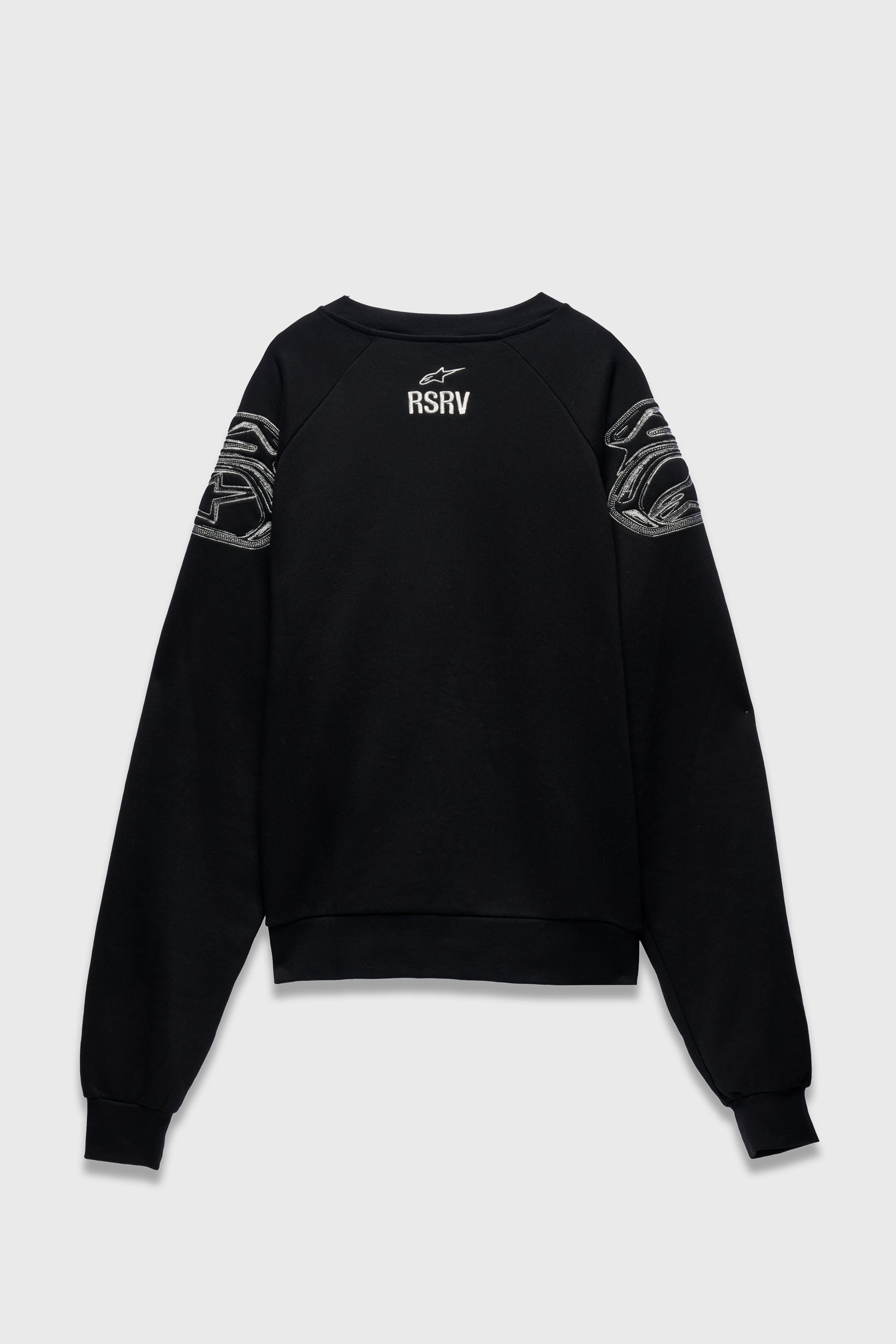 SHOULDER CUP CREWNECK BLACK