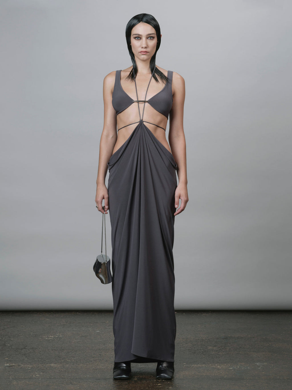 VERTEBRAE BRALETTE GREY