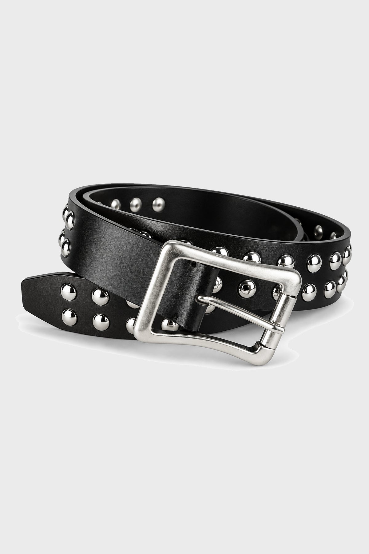 YOKA 4 CM BELT W/ FLARED BUCKLE AND STUDS