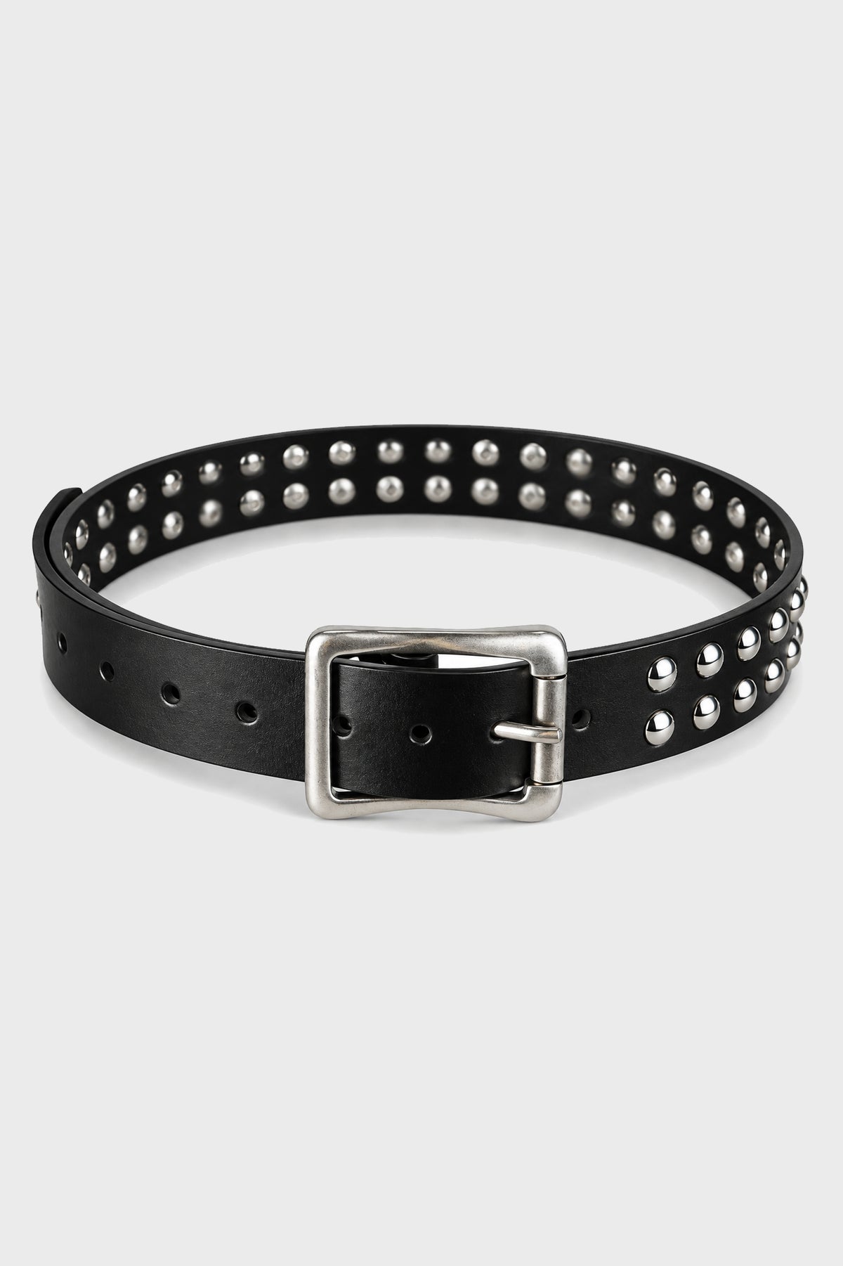 YOKA 4 CM BELT W/ FLARED BUCKLE AND STUDS