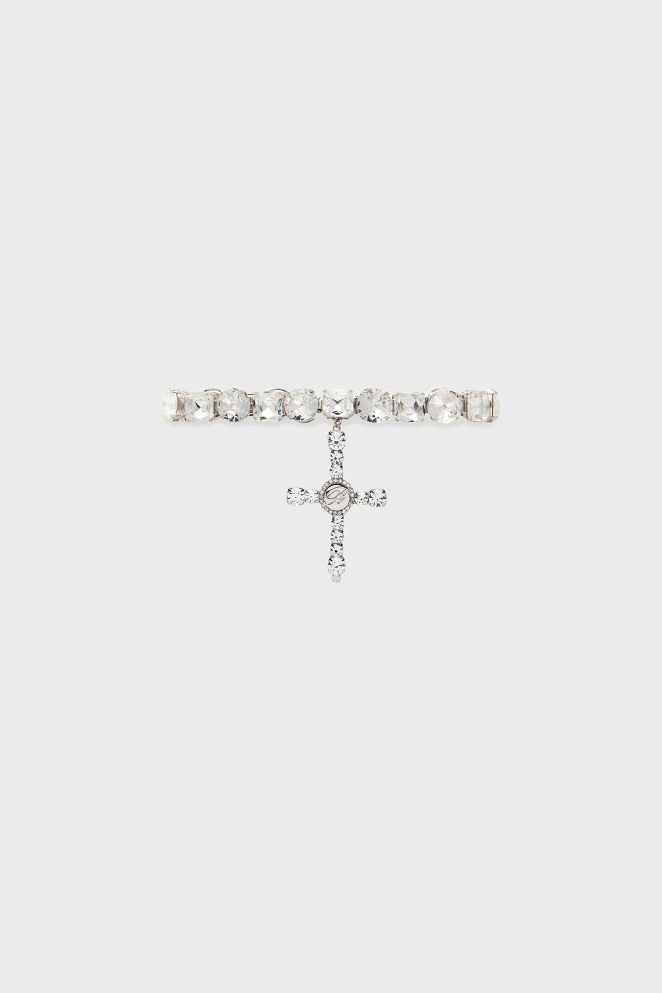CROSS CHOKER CRYSTAL