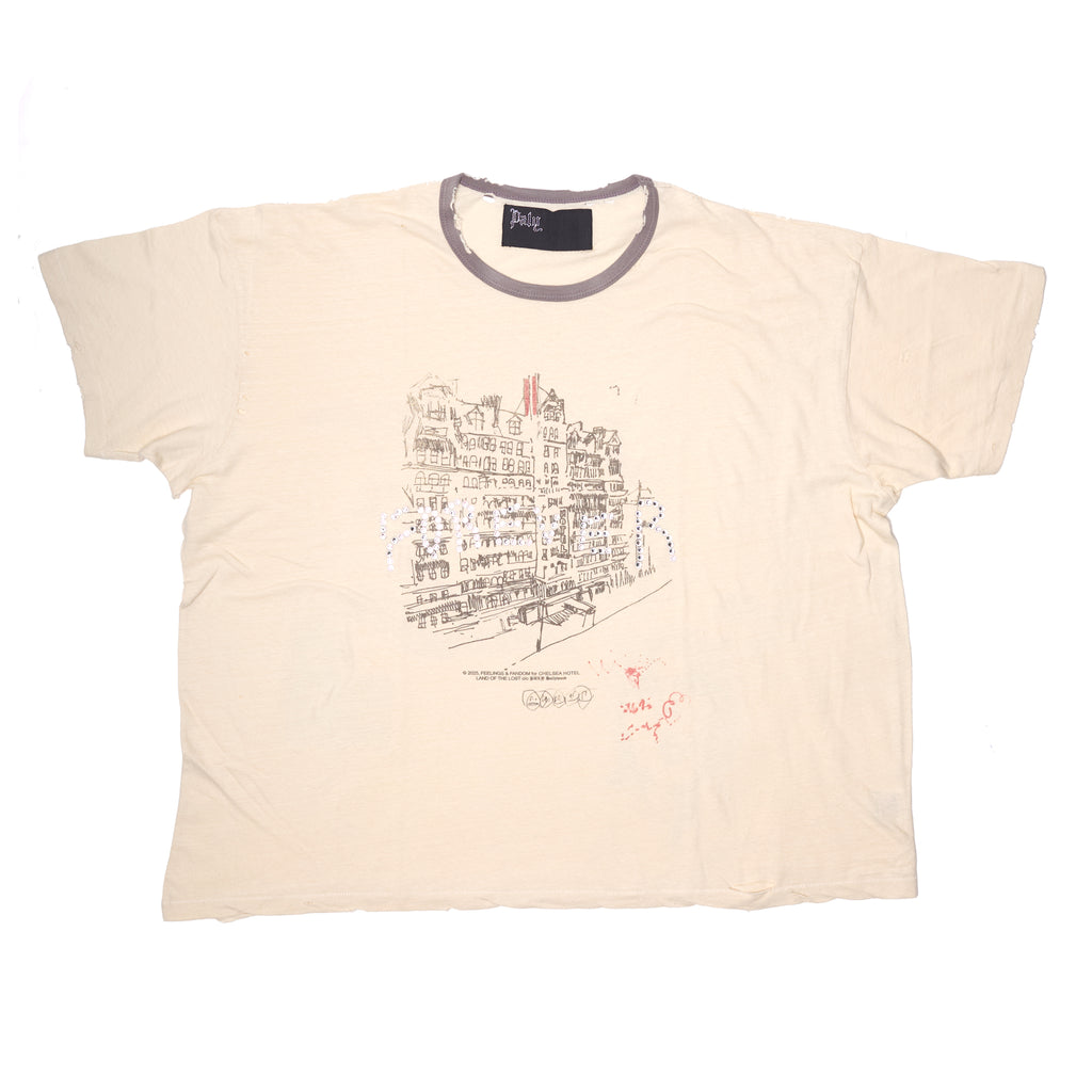 CHELSEay HOTEL TEE VINTAGE CREAM