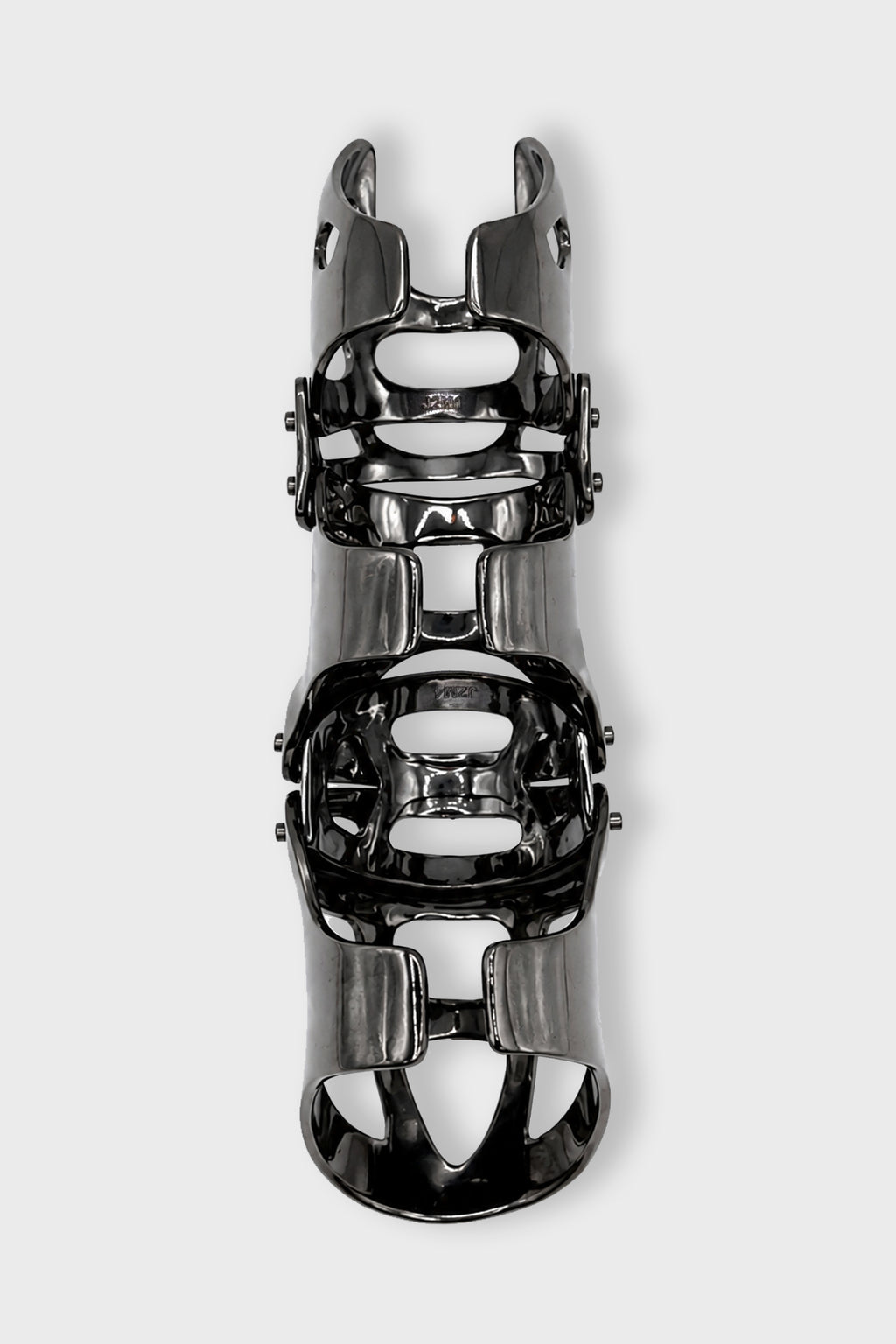 × JULIUS 7 FULL FINGER RING BLACK