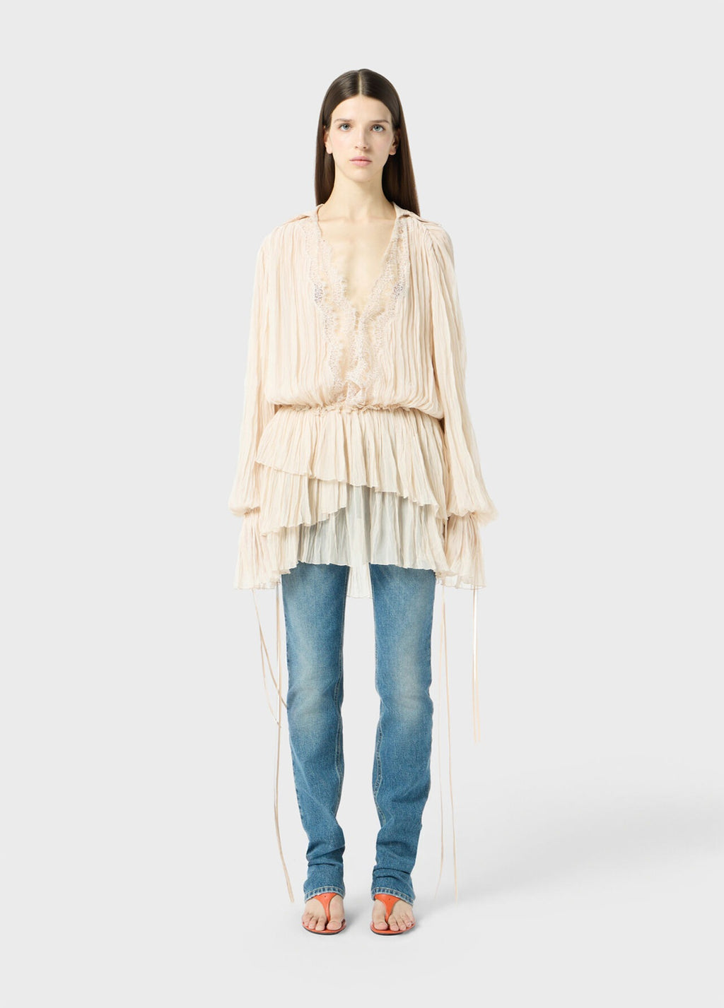 GEORG PLISSE' DRESS AMBERLIGHT