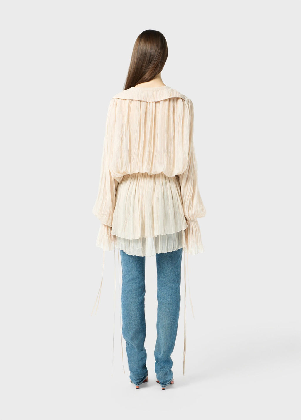 GEORG PLISSE' DRESS AMBERLIGHT