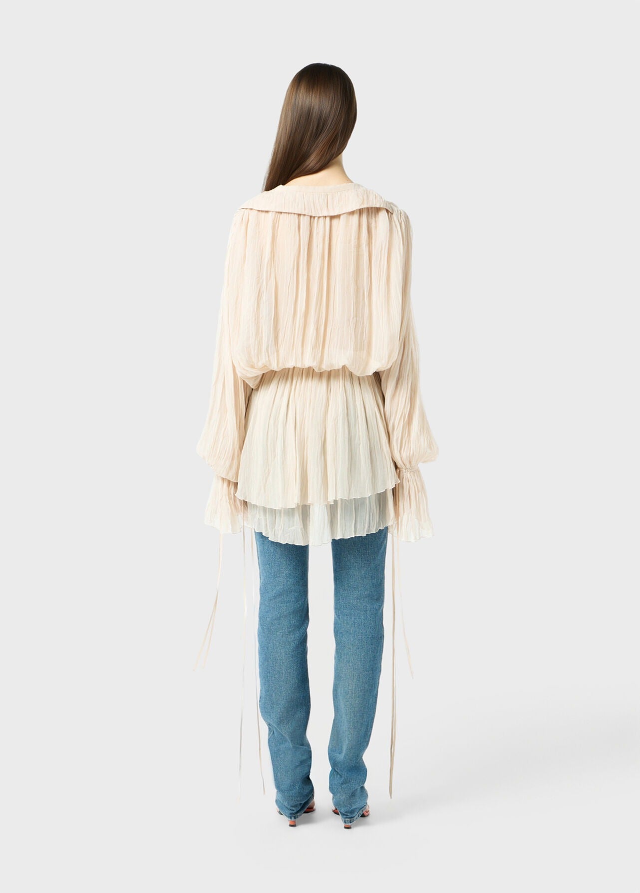 GEORG PLISSE' DRESS AMBERLIGHT