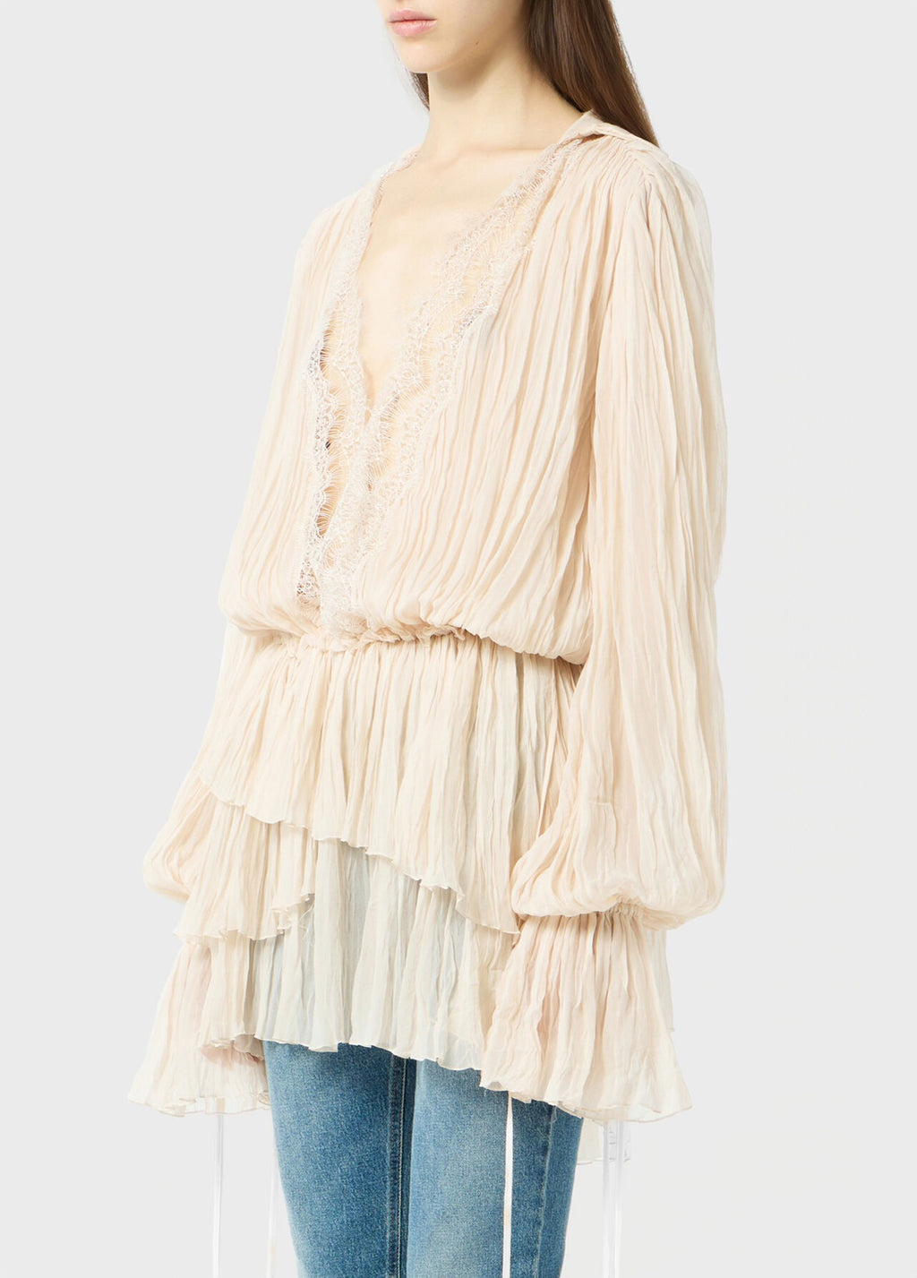 GEORG PLISSE' DRESS AMBERLIGHT