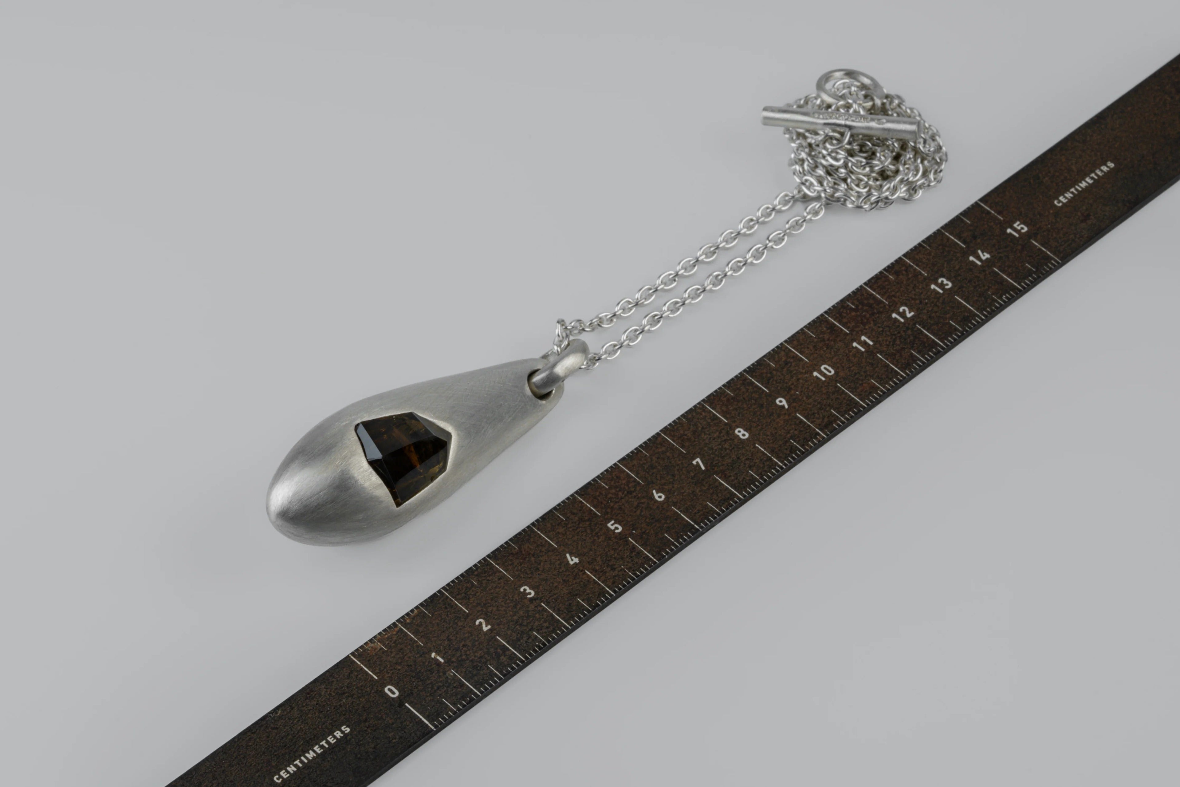 Chrysalis Necklace (Cremaster Emergence, Amber, MA+AMB)