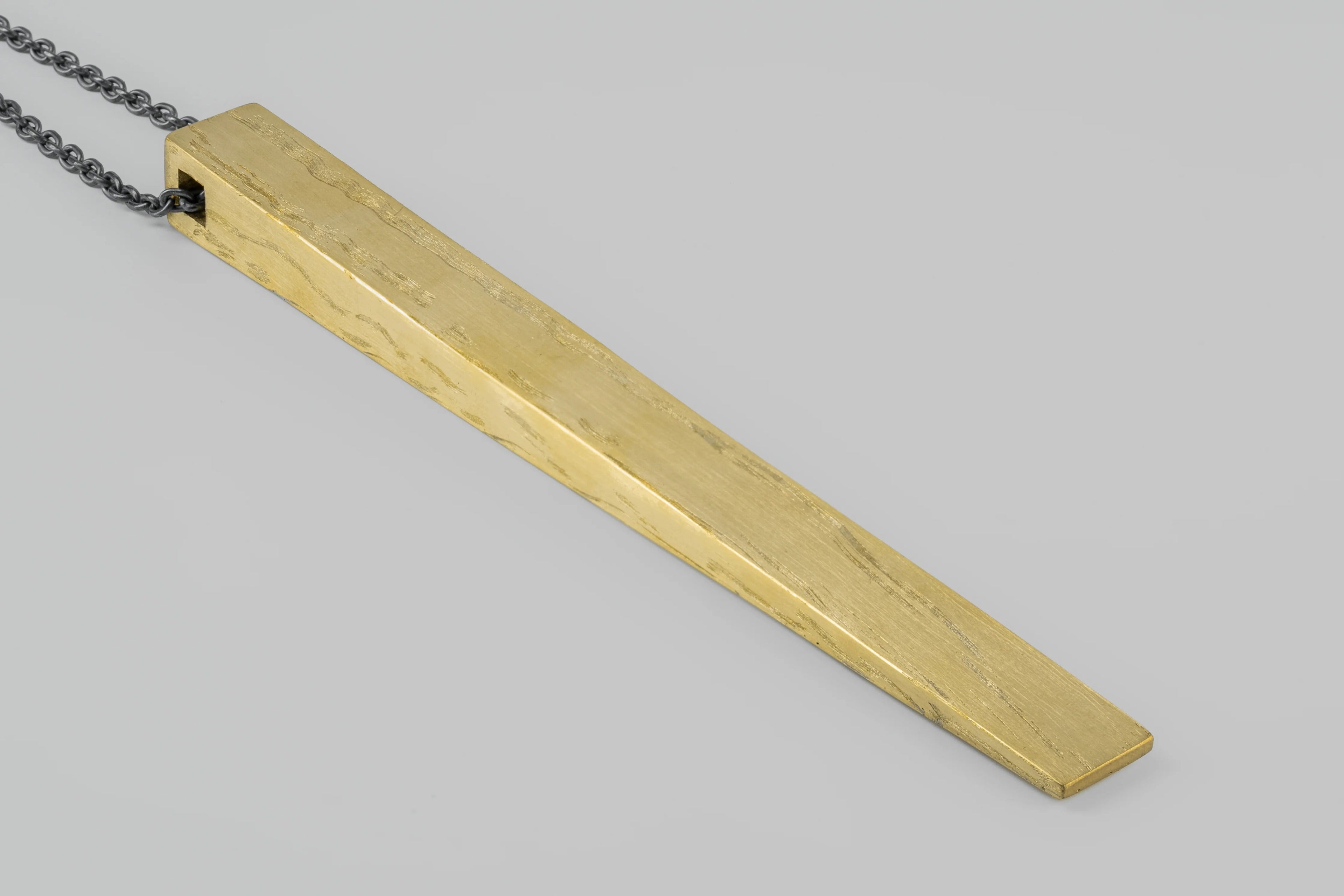 Giant Wedge Necklace (Half Width, v2, AG+KA)