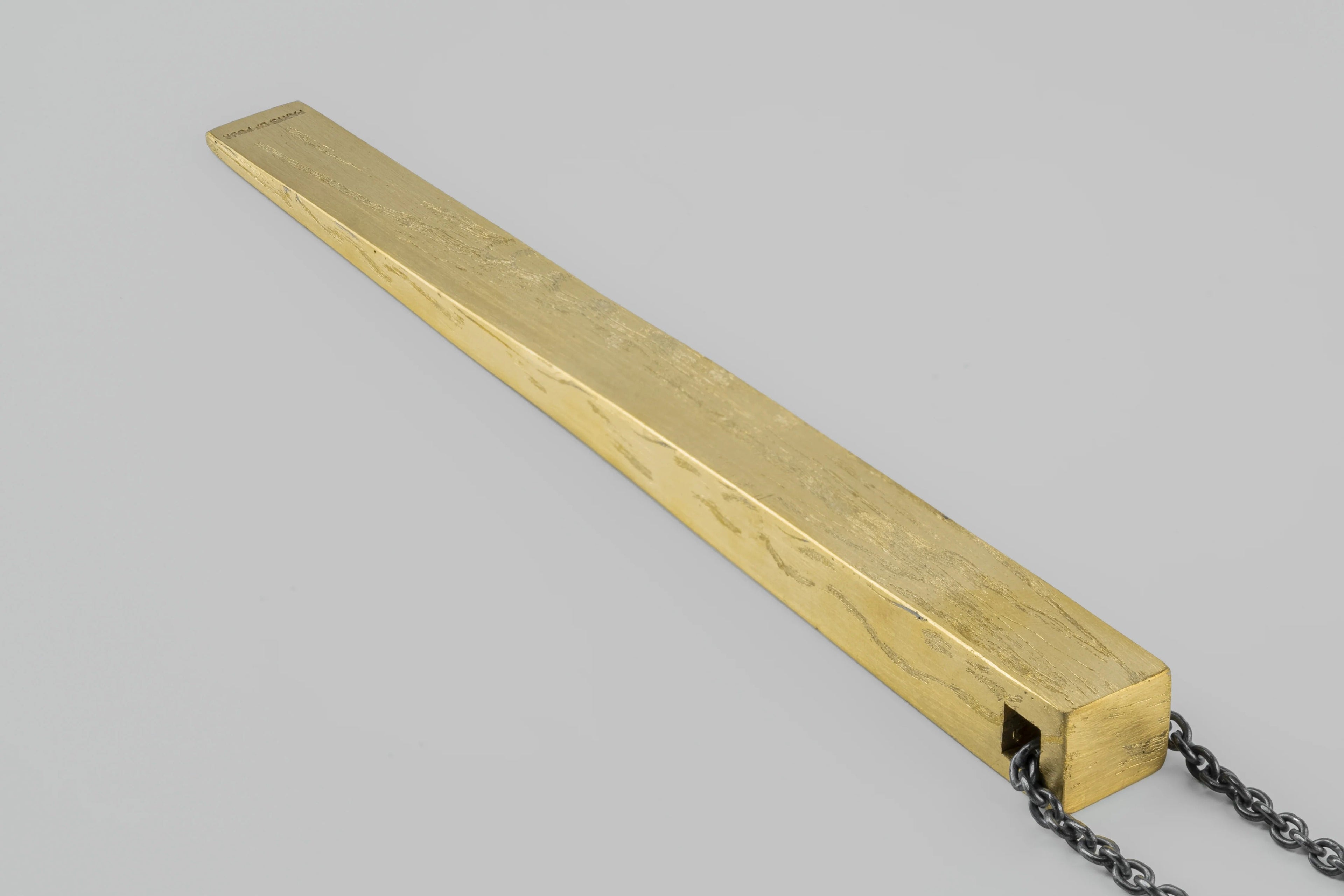 Giant Wedge Necklace (Half Width, v2, AG+KA)