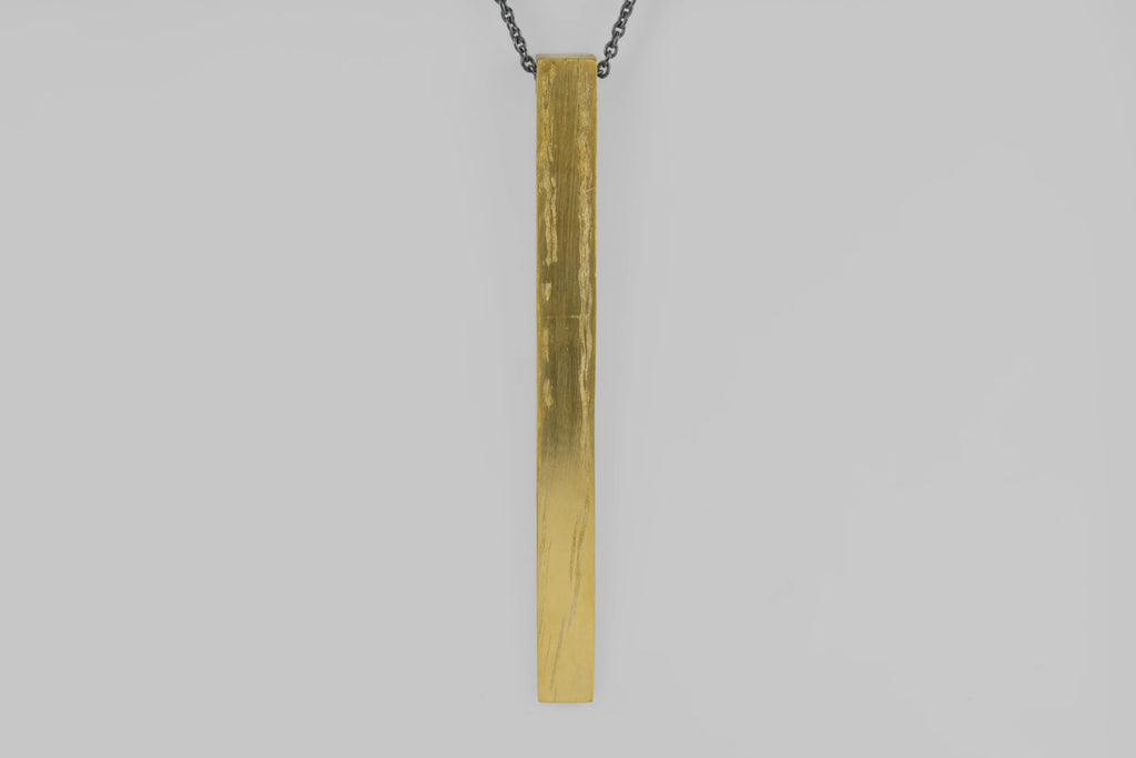 Giant Wedge Necklace (Half Width, v2, AG+KA)