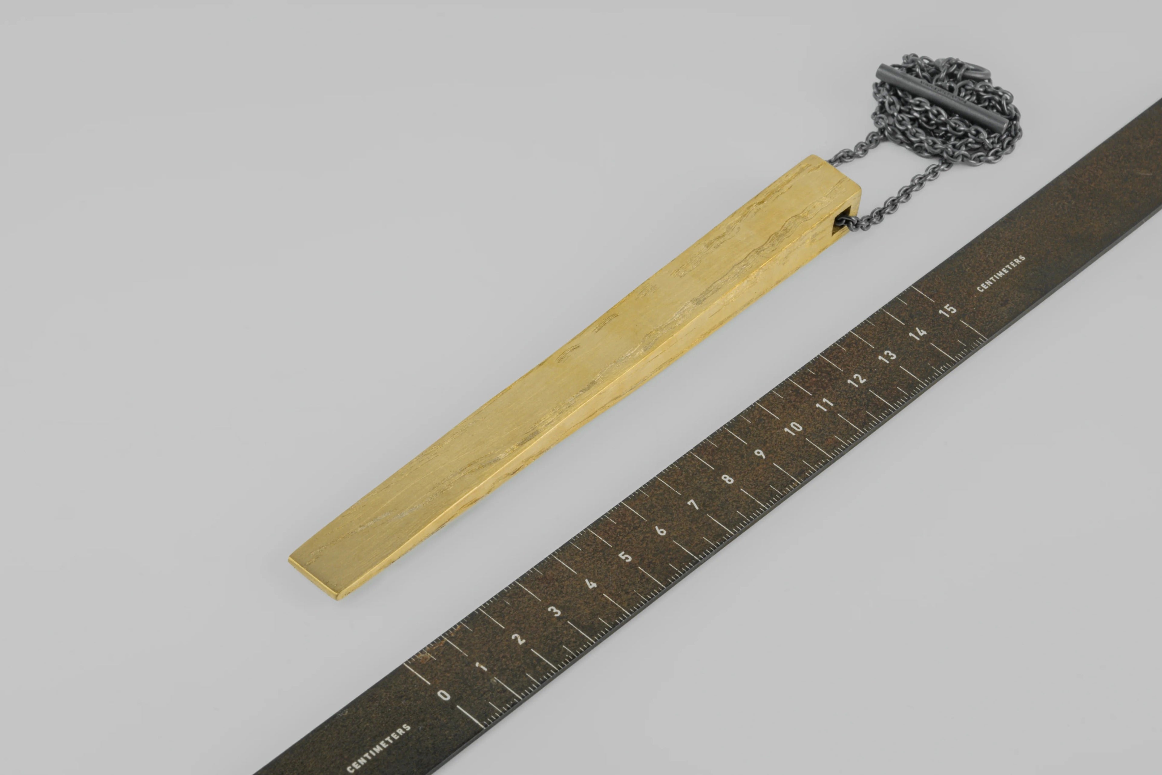 Giant Wedge Necklace (Half Width, v2, AG+KA)