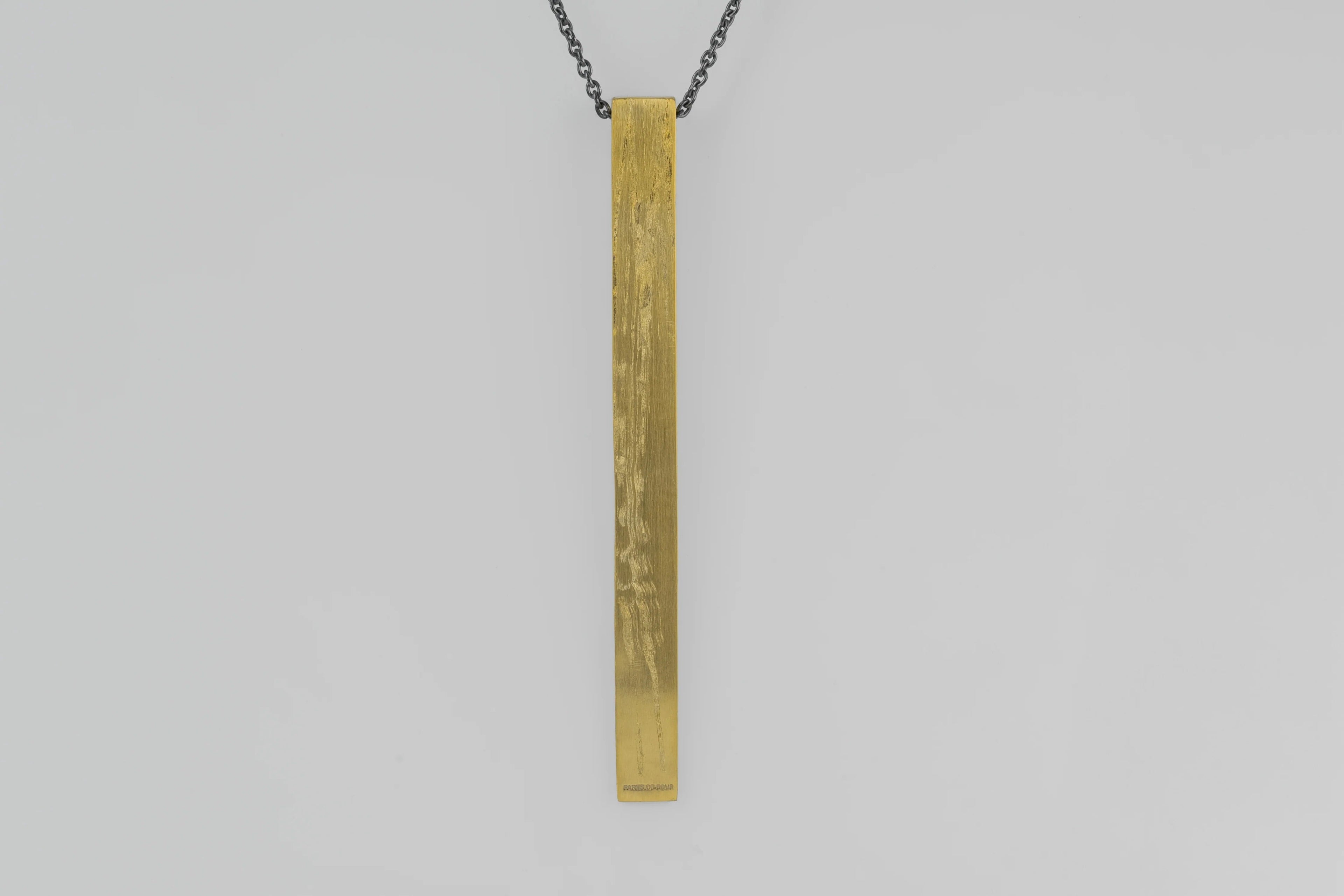 Giant Wedge Necklace (Half Width, v2, AG+KA)