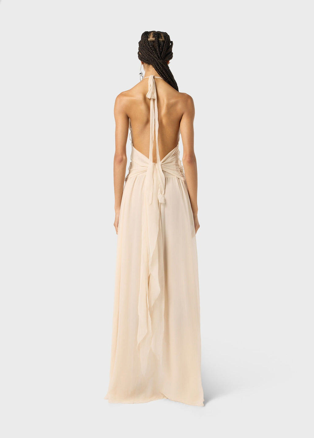 GEORGETTE LONG DRESS AMBERLIGHT