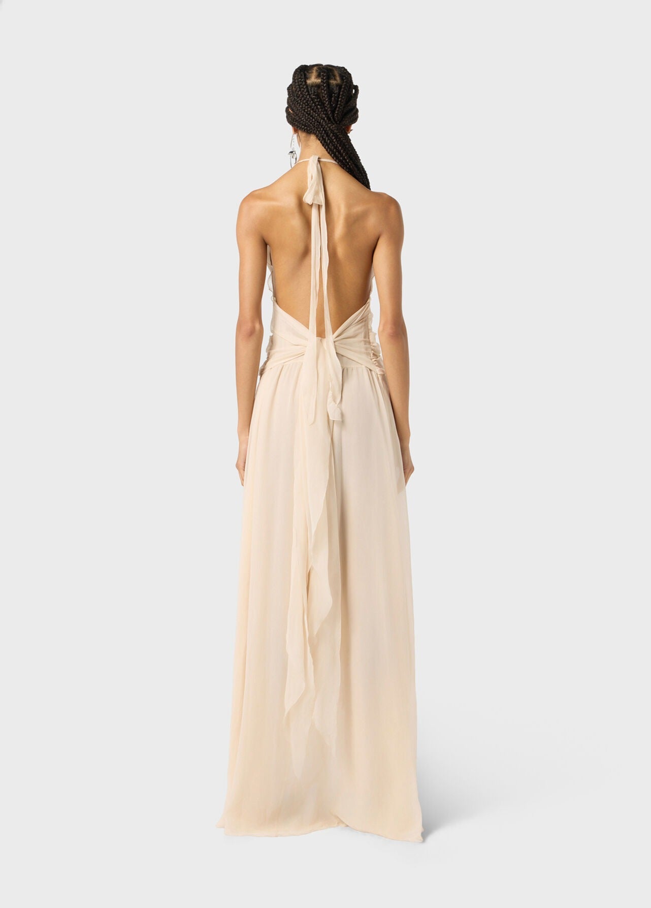 GEORGETTE LONG DRESS AMBERLIGHT